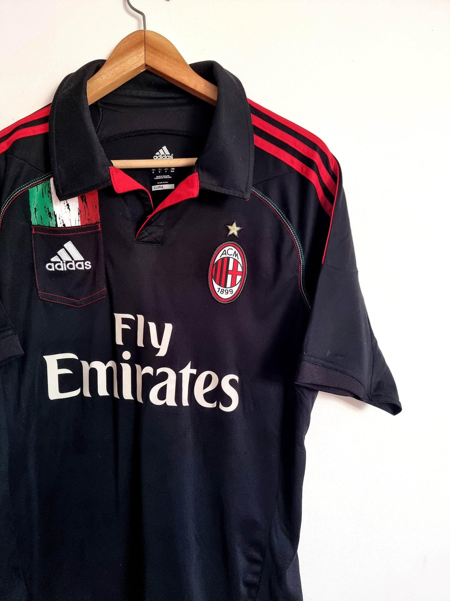 Adidas AC Milan 12/13 'Acerbi 13' Third Shirt Medium