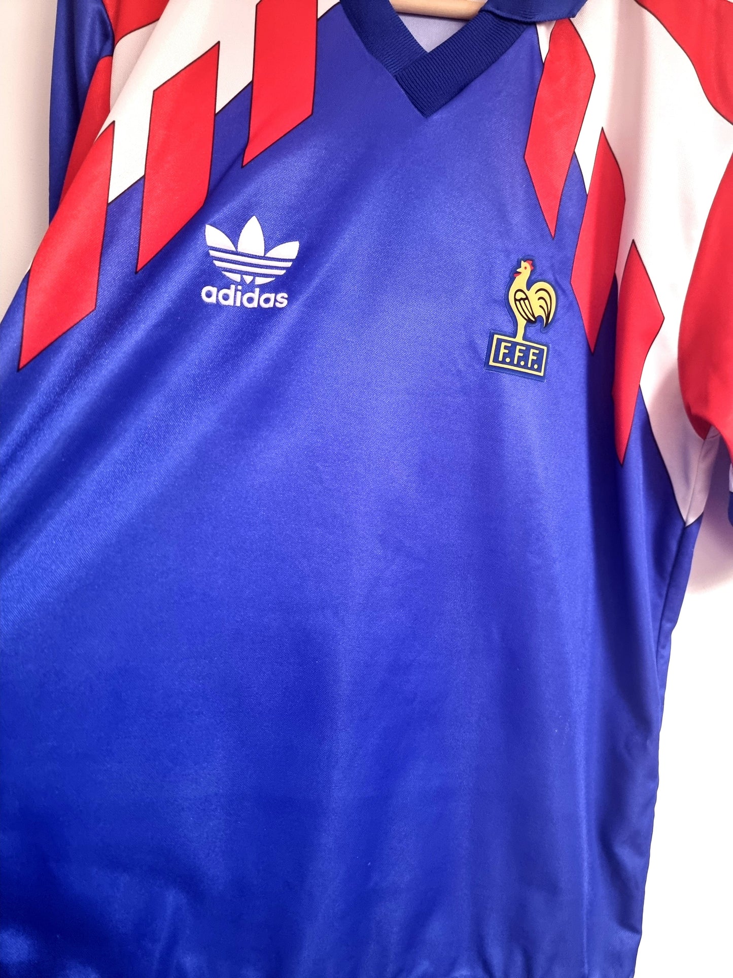 Adidas France 90/92 Home Shirt Large