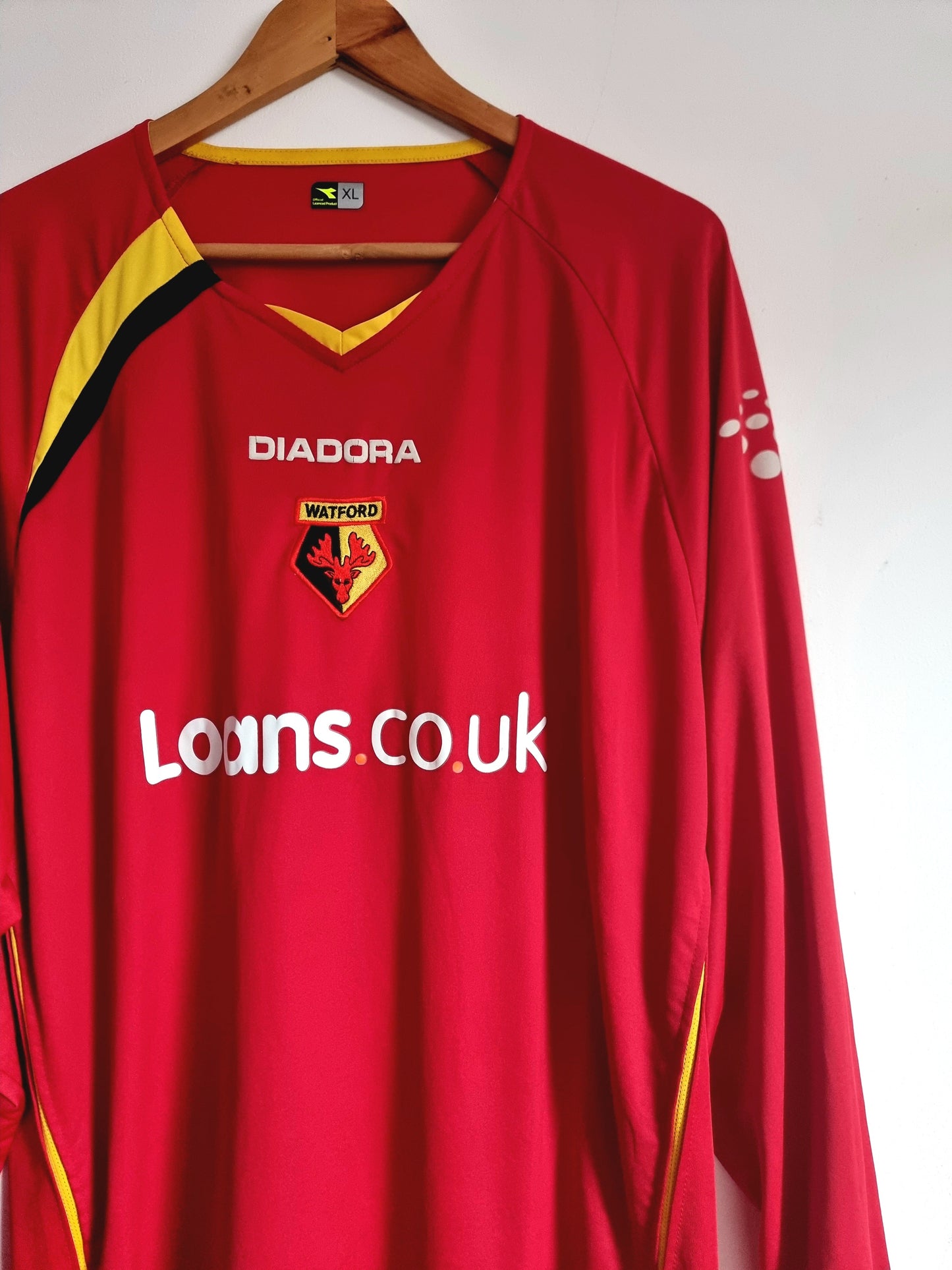 Diadora Watford 05/06 Long Sleeve Away Shirt XL
