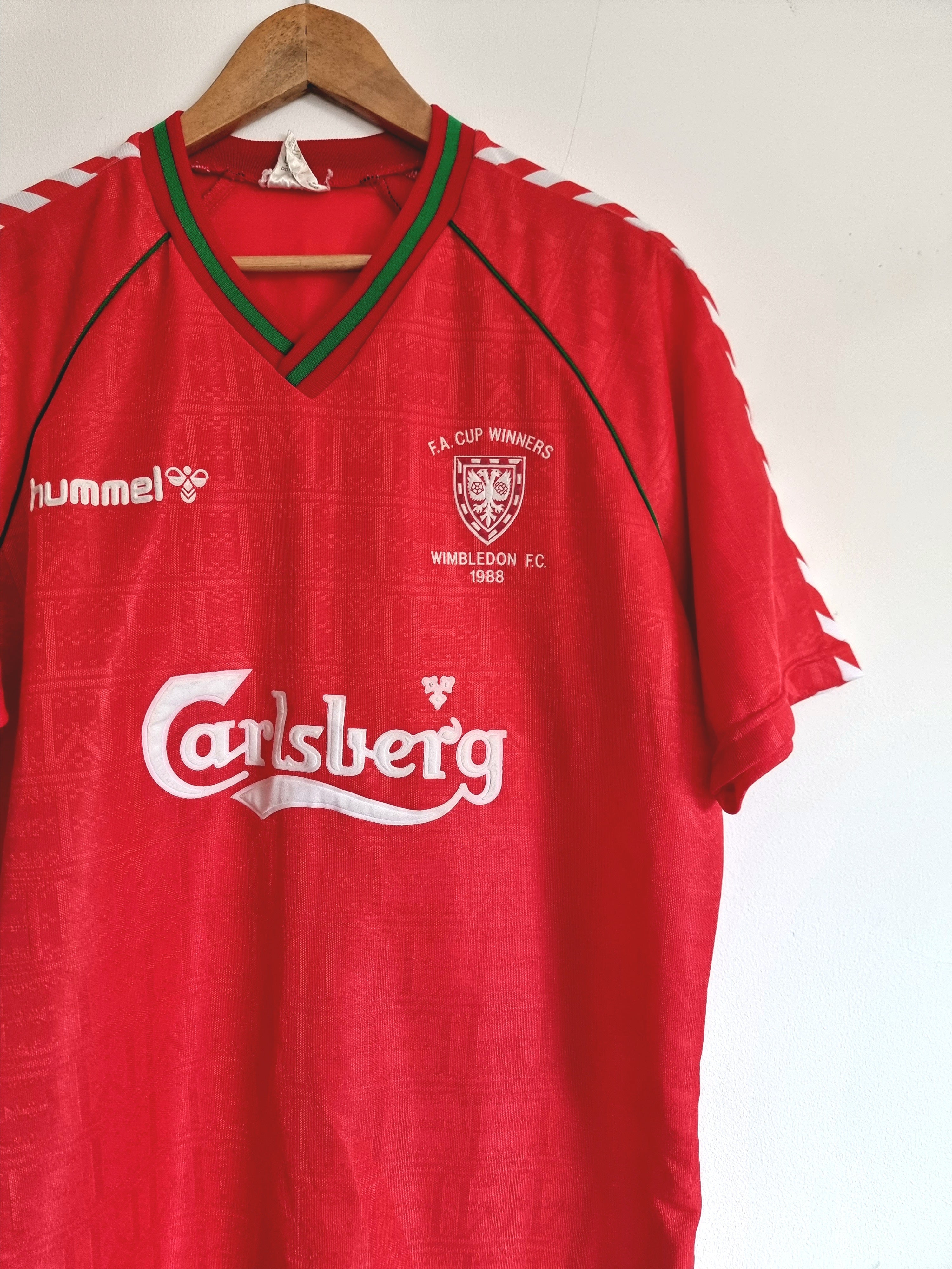Hummel Wimbledon 88/89 FA Cup Winners Away Shirt XL – Showboat