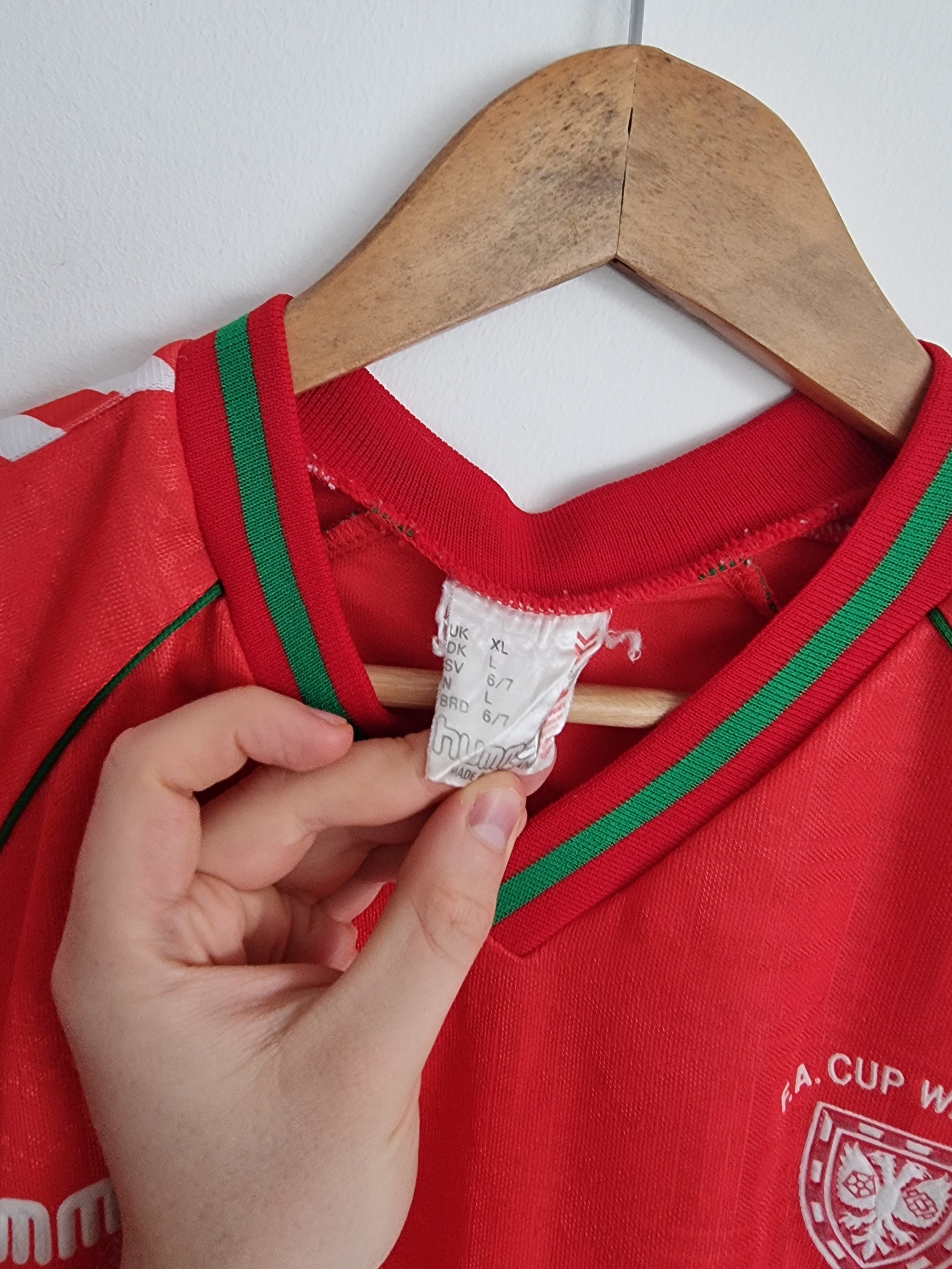 Hummel Wimbledon 88/89 FA Cup Winners Away Shirt XL – Showboat