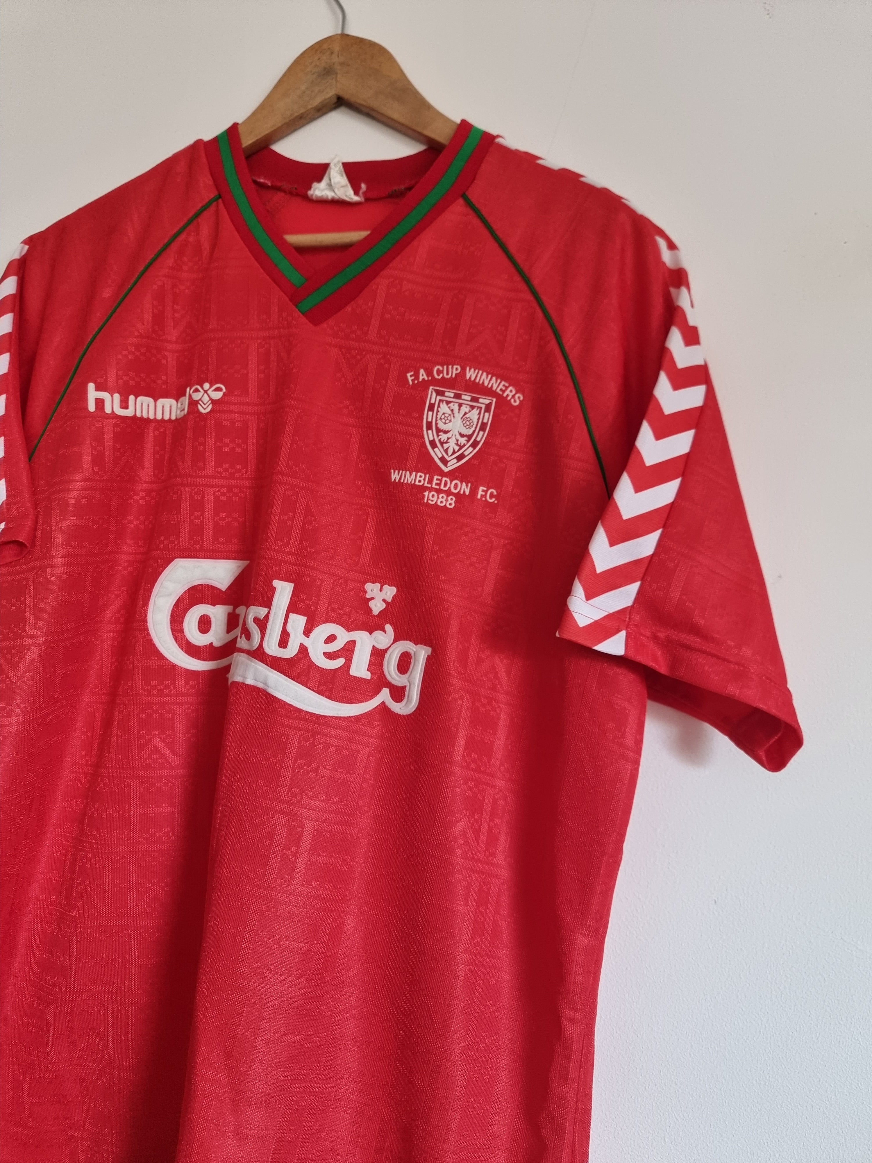 Hummel Wimbledon 88/89 FA Cup Winners Away Shirt XL – Showboat