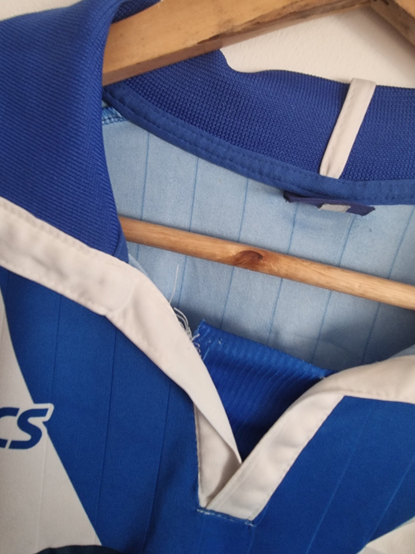 Asics Brescia 07/08 Match Issue Long Sleeve Primavera Home Shirt XL