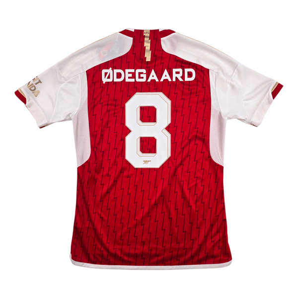 2023/24 Arsenal Home Football Shirt (M) Adidas #8 Odegaard