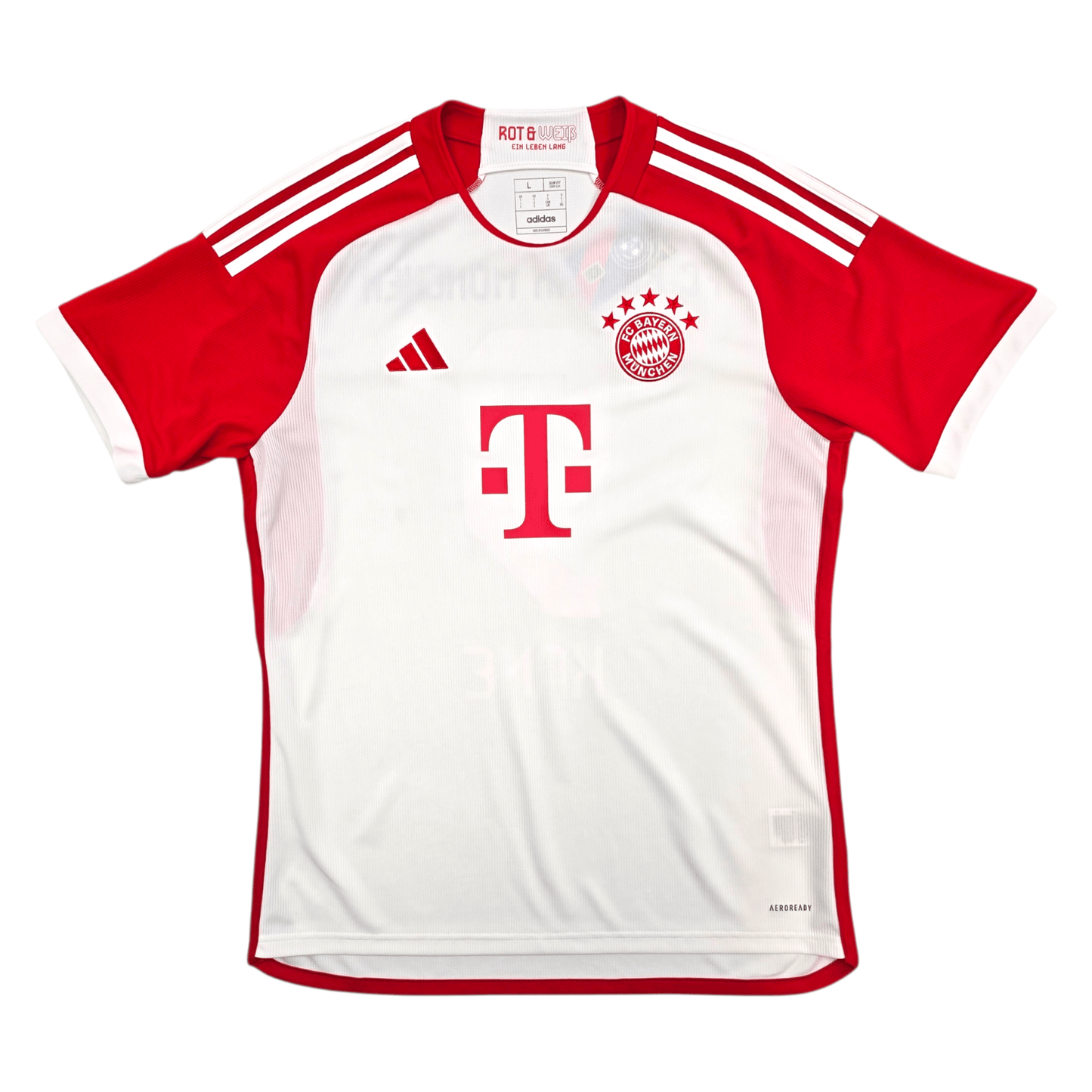 2023/24 Bayern Munich Home Football Shirt (L) Adidas #9 Kane