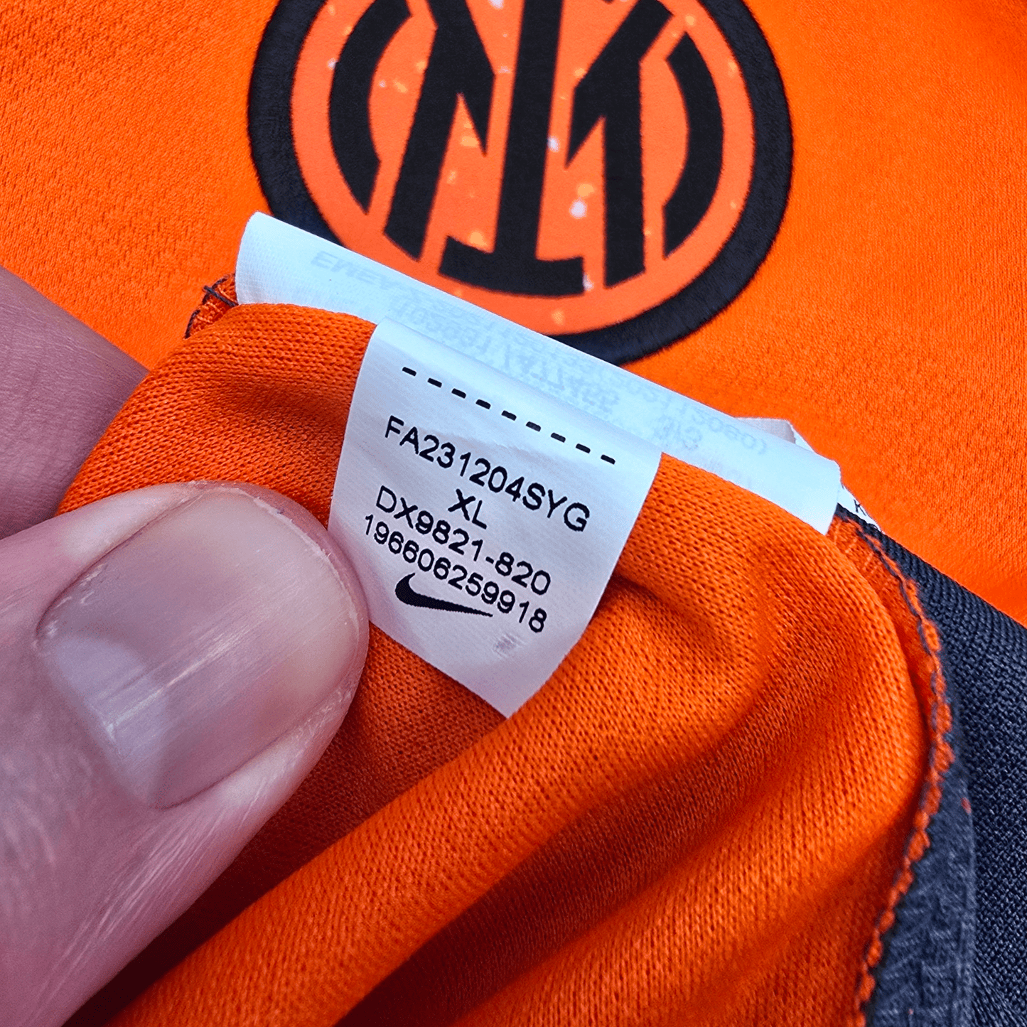 2023/24 Inter Milan Third Football Shirt (XL) Nike (UCL)
