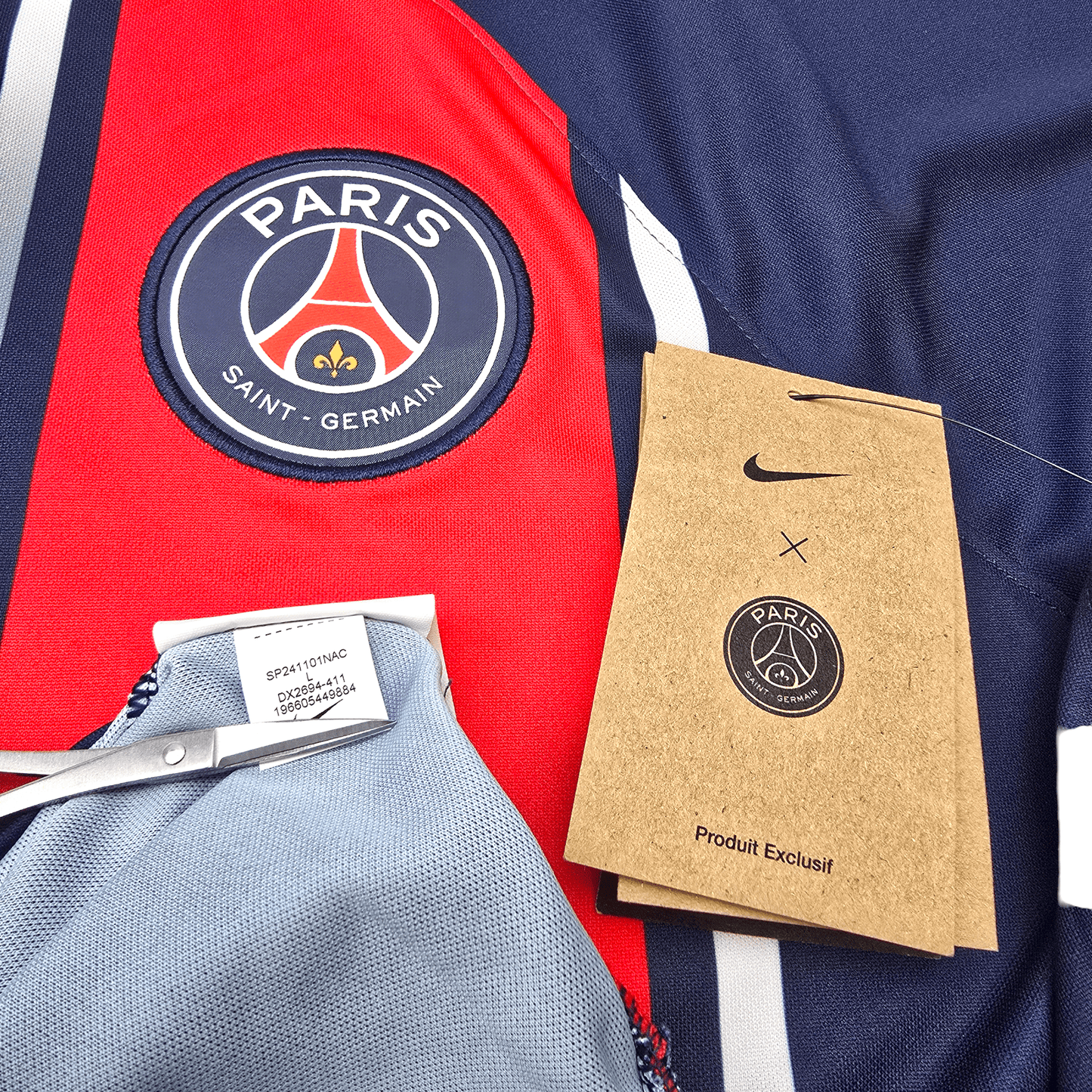 2023/24 PSG Home Football Shirt (L) Nike #29 Barcola (BNWTs)