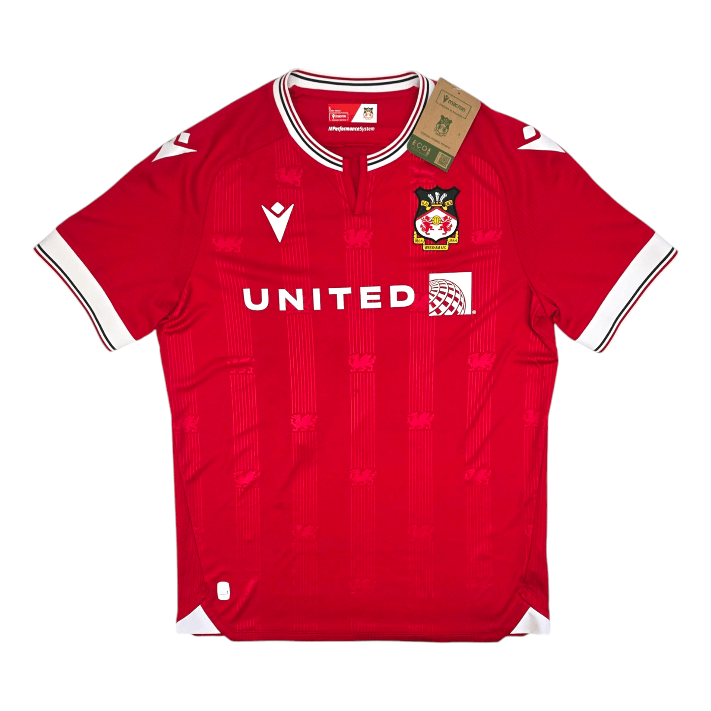 2023/24 Wrexham Home Football Shirt (L) Macron #10 Mullin (BNWTs)