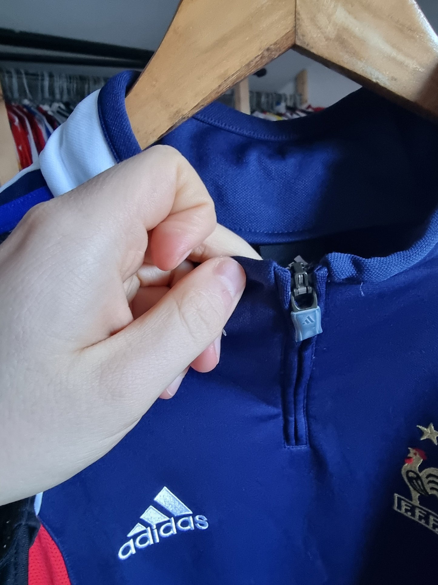 Adidas France 03/04 Training Sweatshirt Large