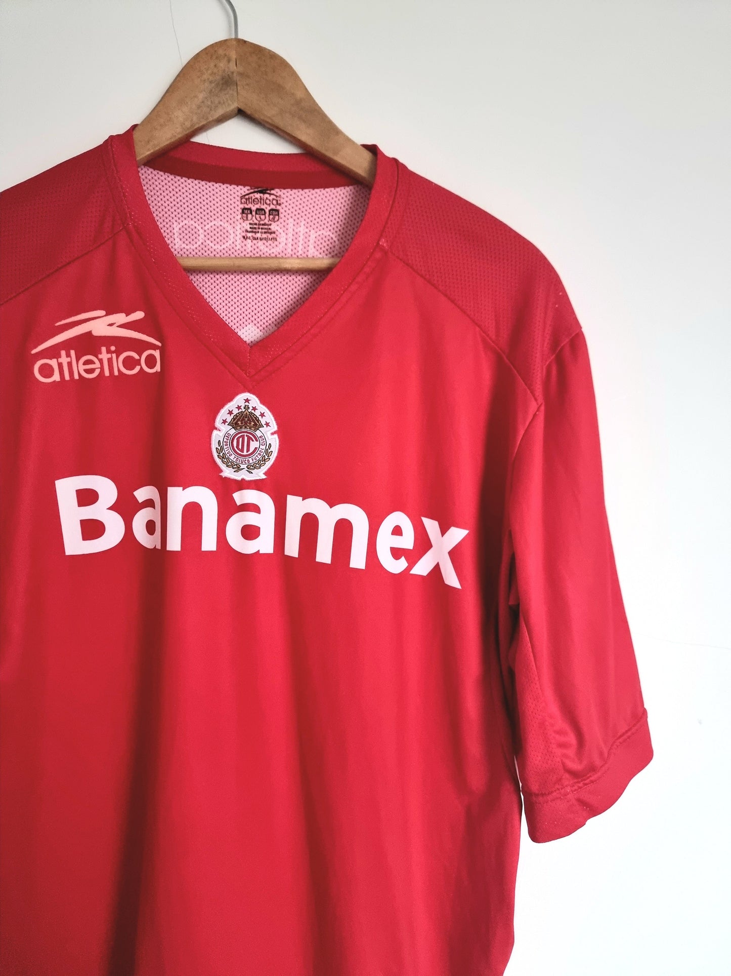 Atletica Deportivo Toluca 05/06 '4 (Rosada)' Home Shirt Large