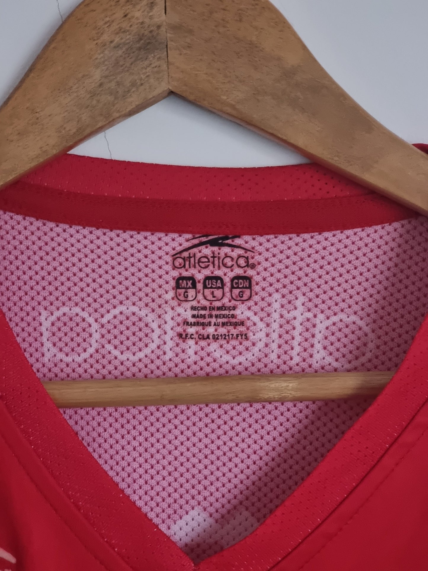 Atletica Deportivo Toluca 05/06 '4 (Rosada)' Home Shirt Large