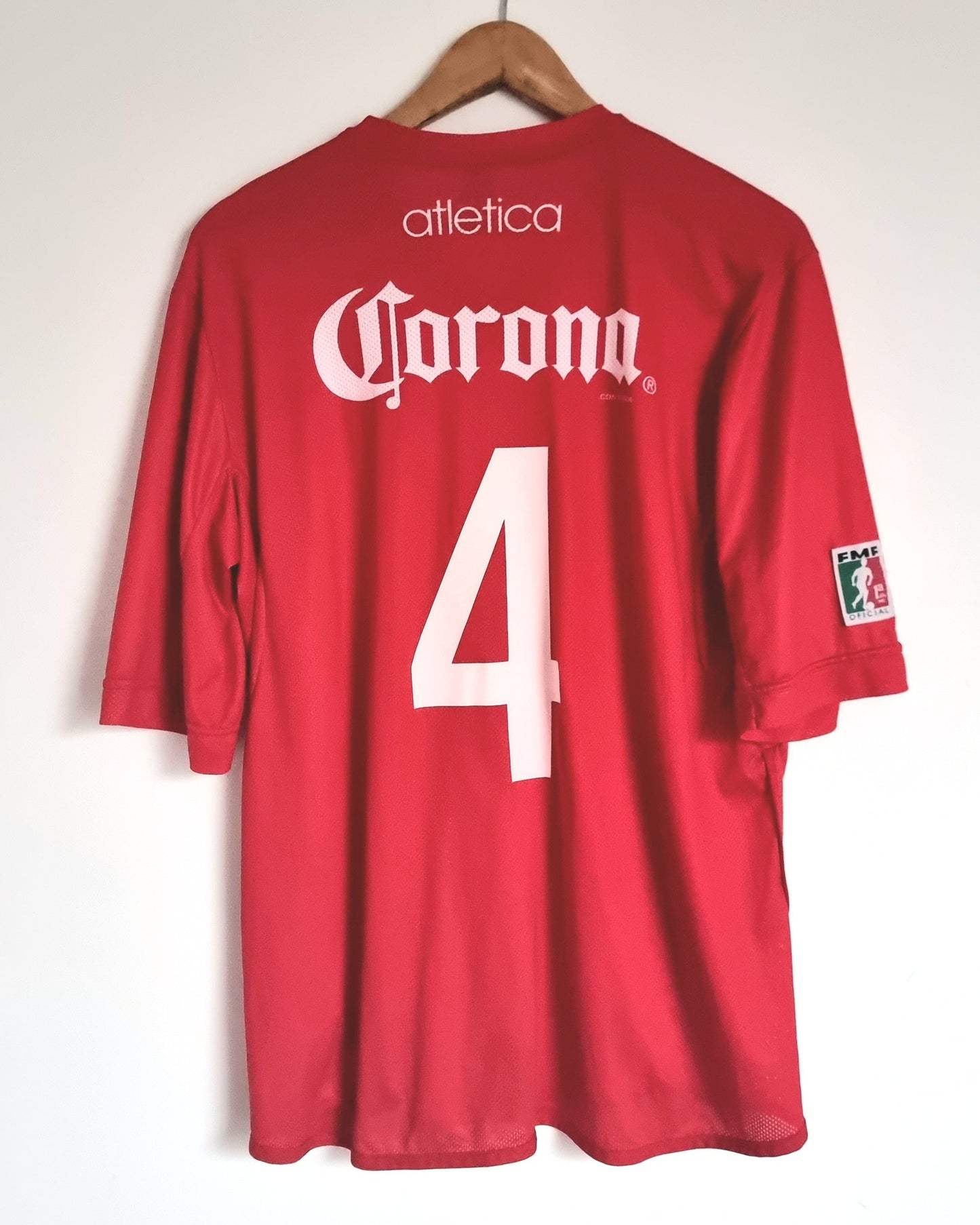 Atletica Deportivo Toluca 05/06 '4 (Rosada)' Home Shirt Large