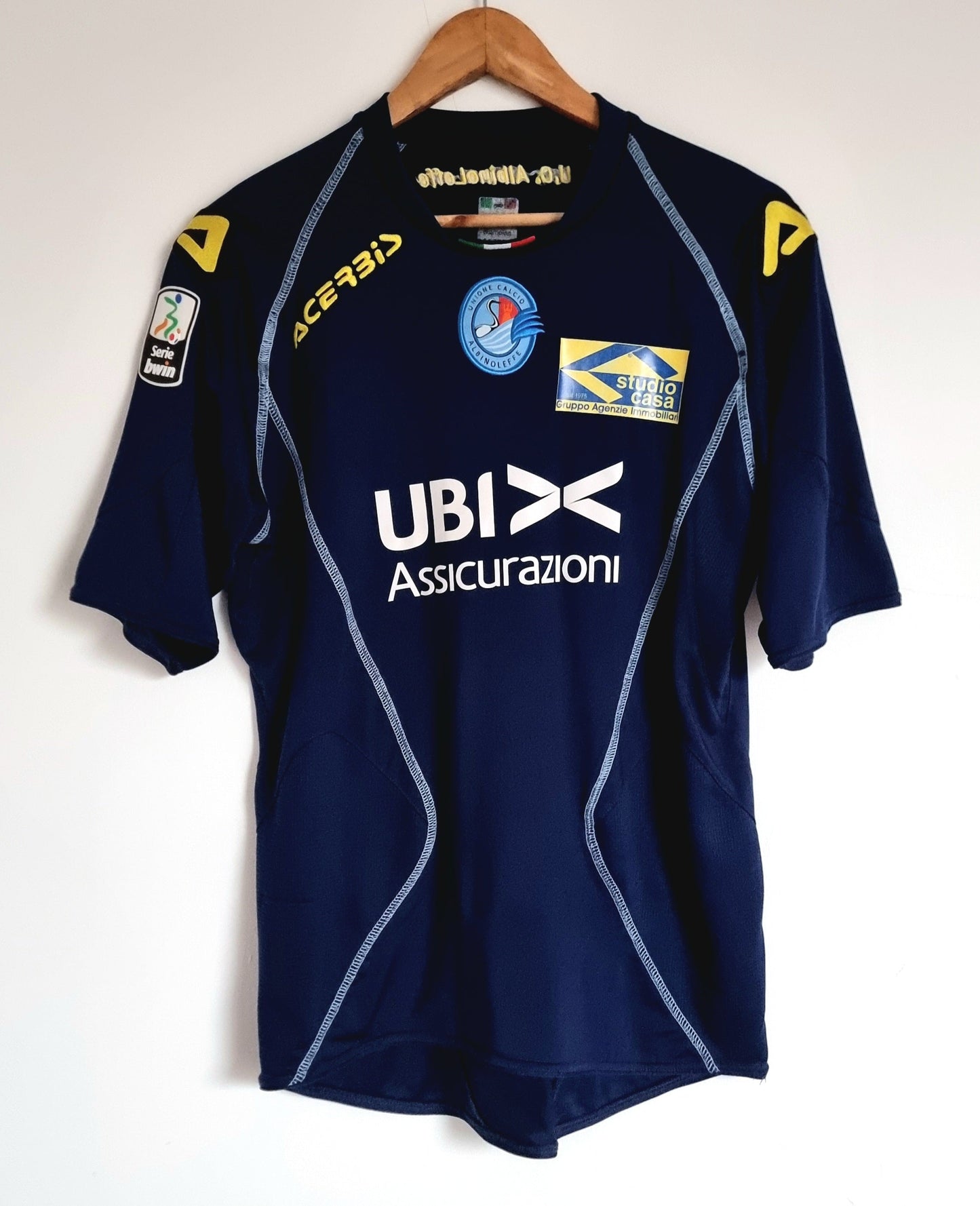 Acerbis Albinoleffe 10/11 'Bergamelli 3' Match Issue Away Shirt XL