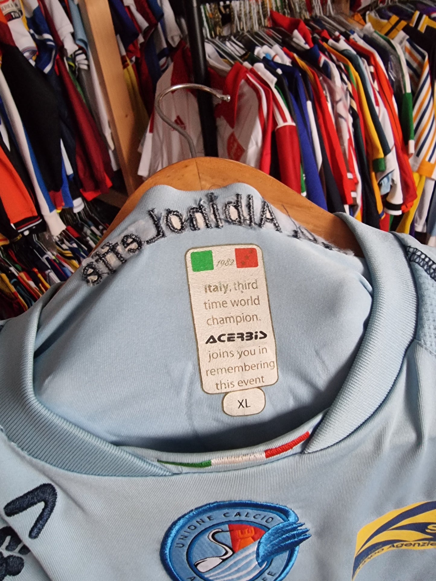 Acerbis Albinoleffe 10/11 'Sala 21' Match Issue Home Shirt XL