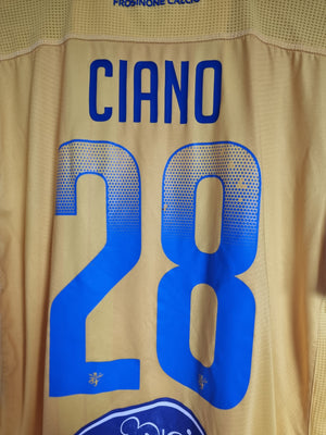 Zeus Frosinone Calcio 18/19 'Ciano 28' Match Issue Home Shirt Large