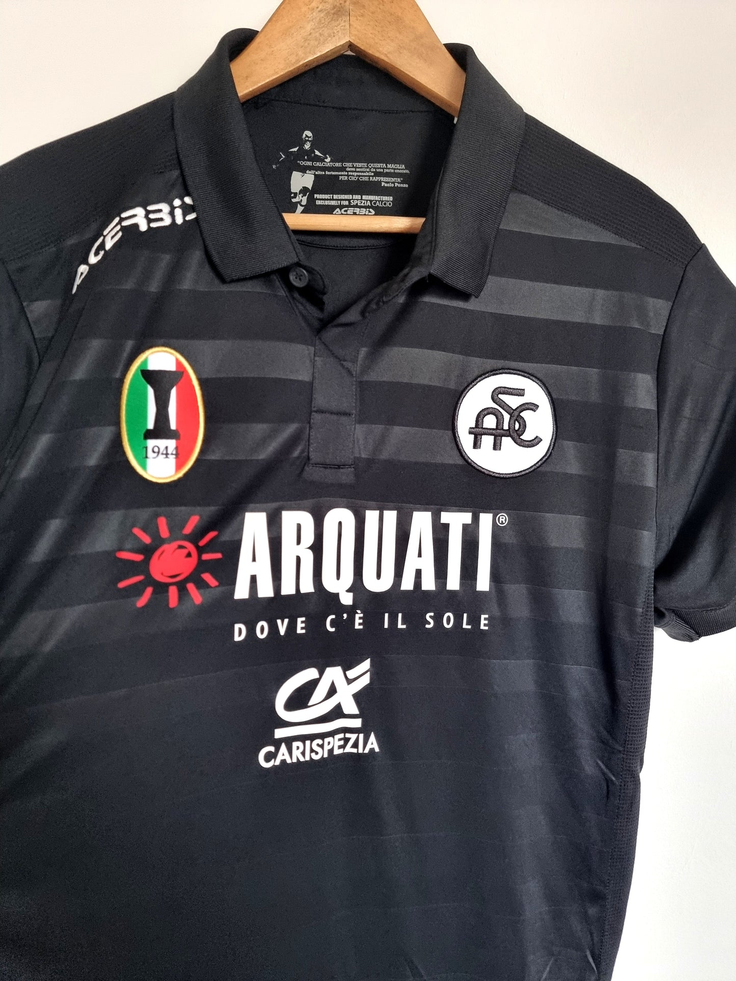 Acerbis BNWT Spezia 17/18 'Gilardino 10' Away Shirt Medium