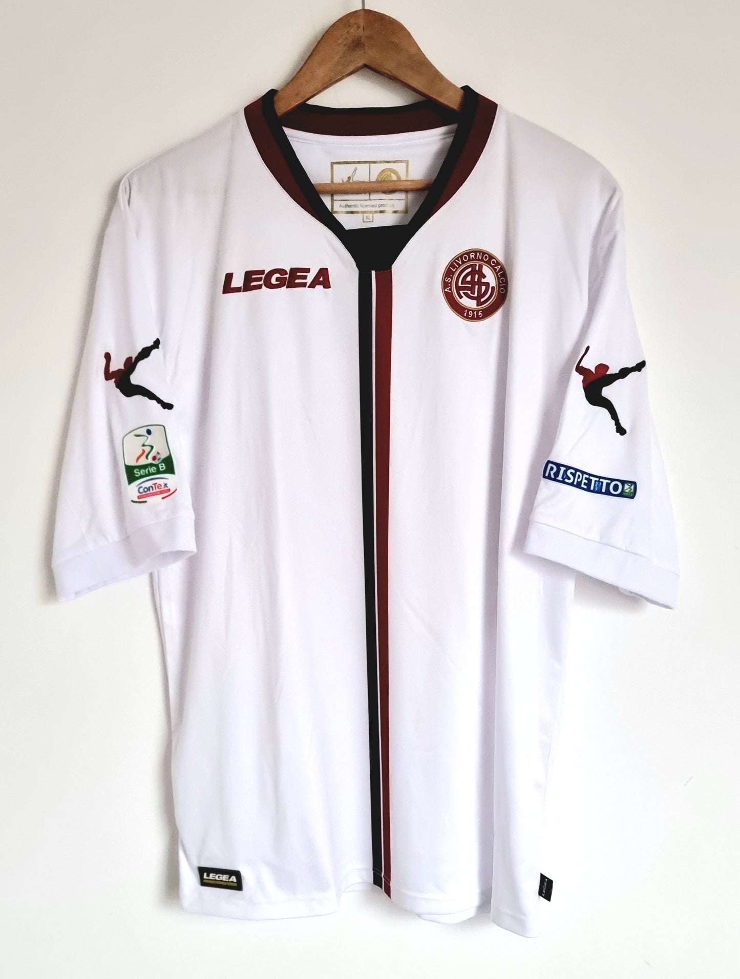 Legea Livorno 15/16 'Pasquato 37' Match Issue Away Shirt XL