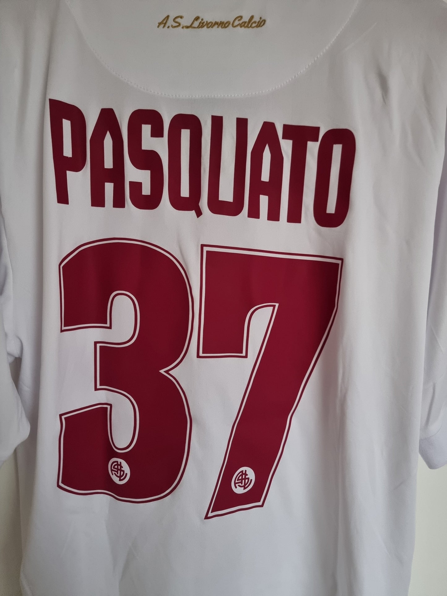 Legea Livorno 15/16 'Pasquato 37' Match Issue Away Shirt XL