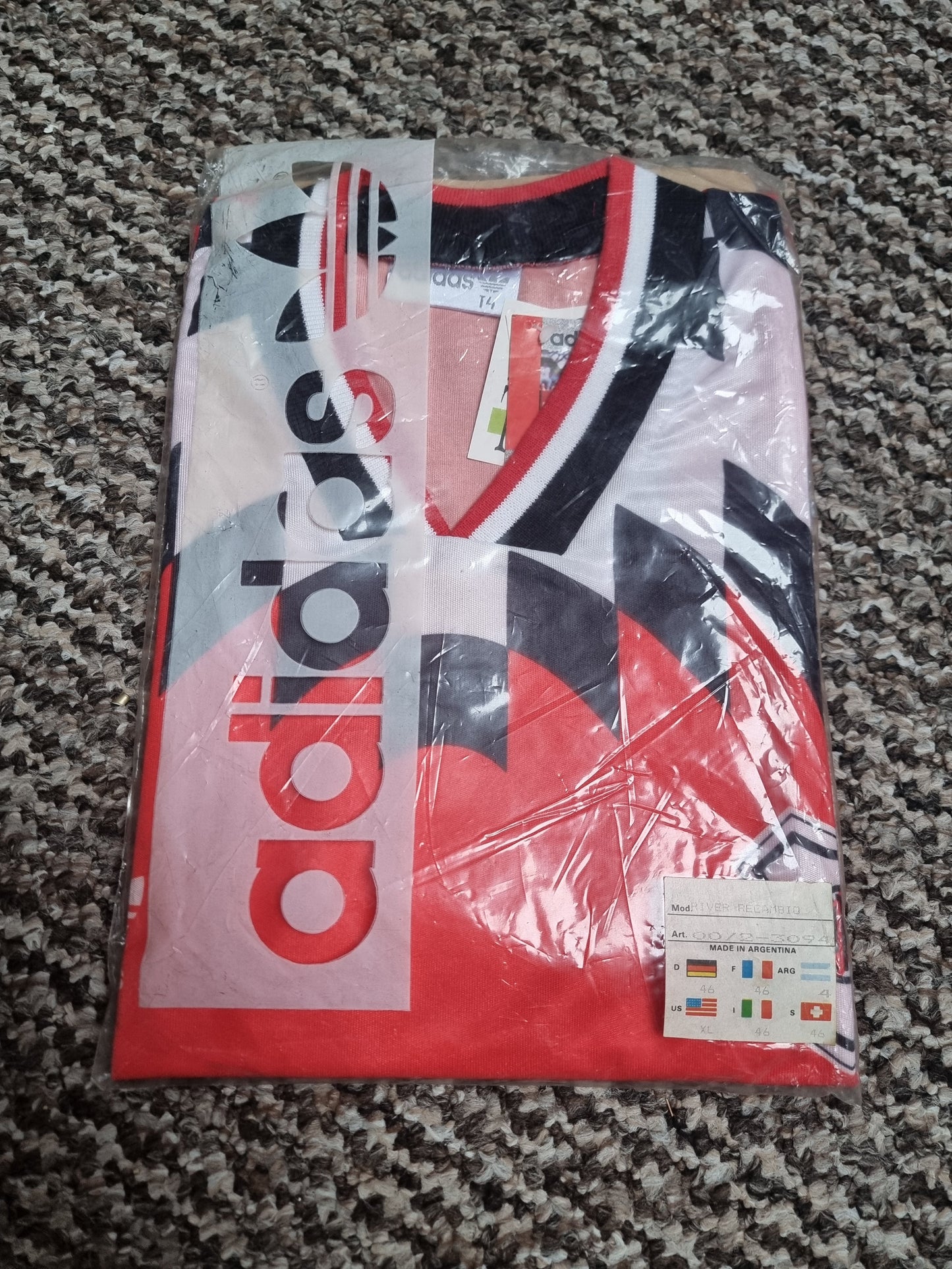 Adidas Deadstock River Plate 94/96 Away Shirt Large