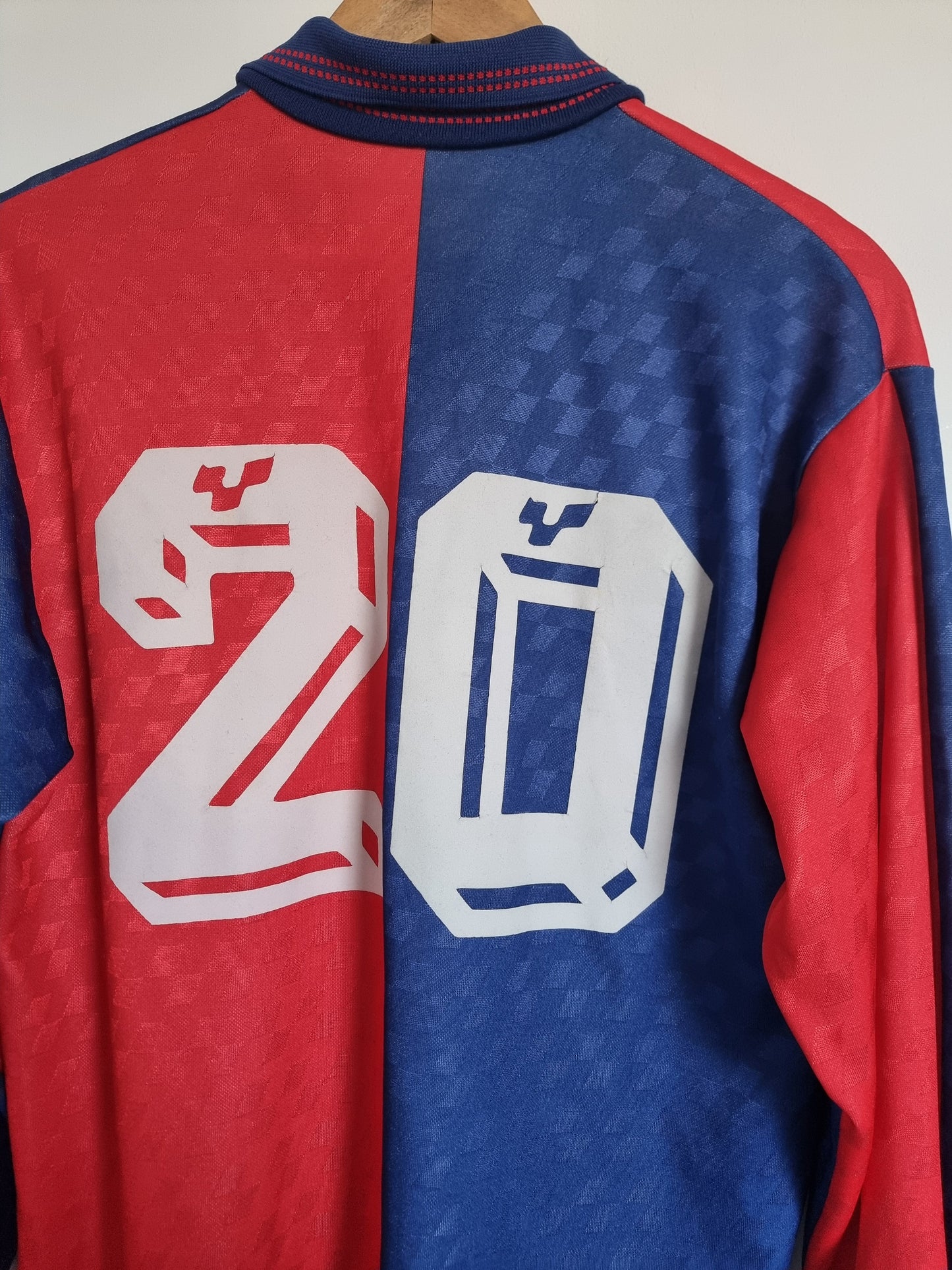 Top 87 AS Gubbio 90/91 Long Sleeve Match Issue Home Shirt XL