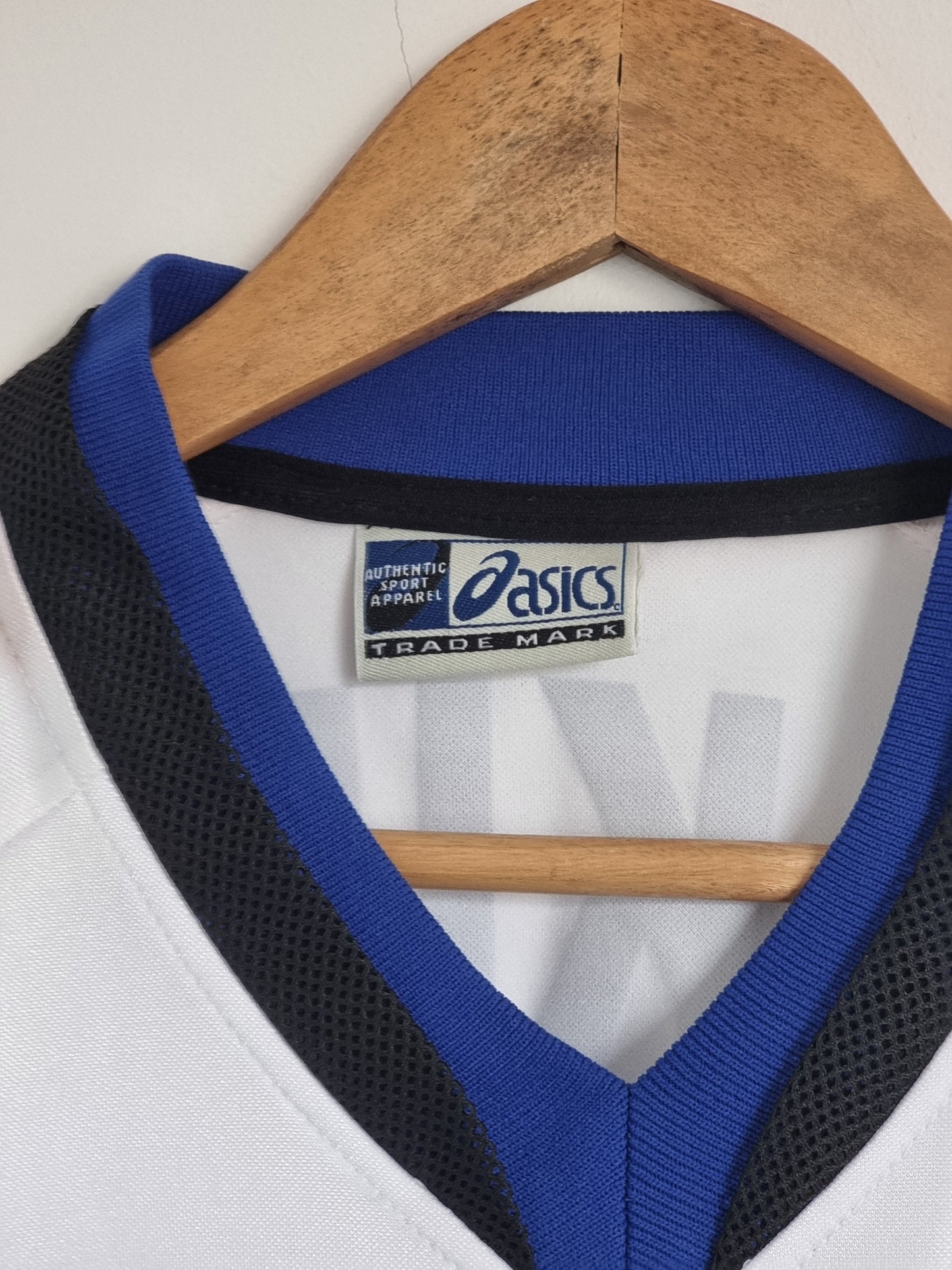 Asics Atalanta 04/05 'Makinwa 20' Long Sleeve Match Issue Away Shirt XL
