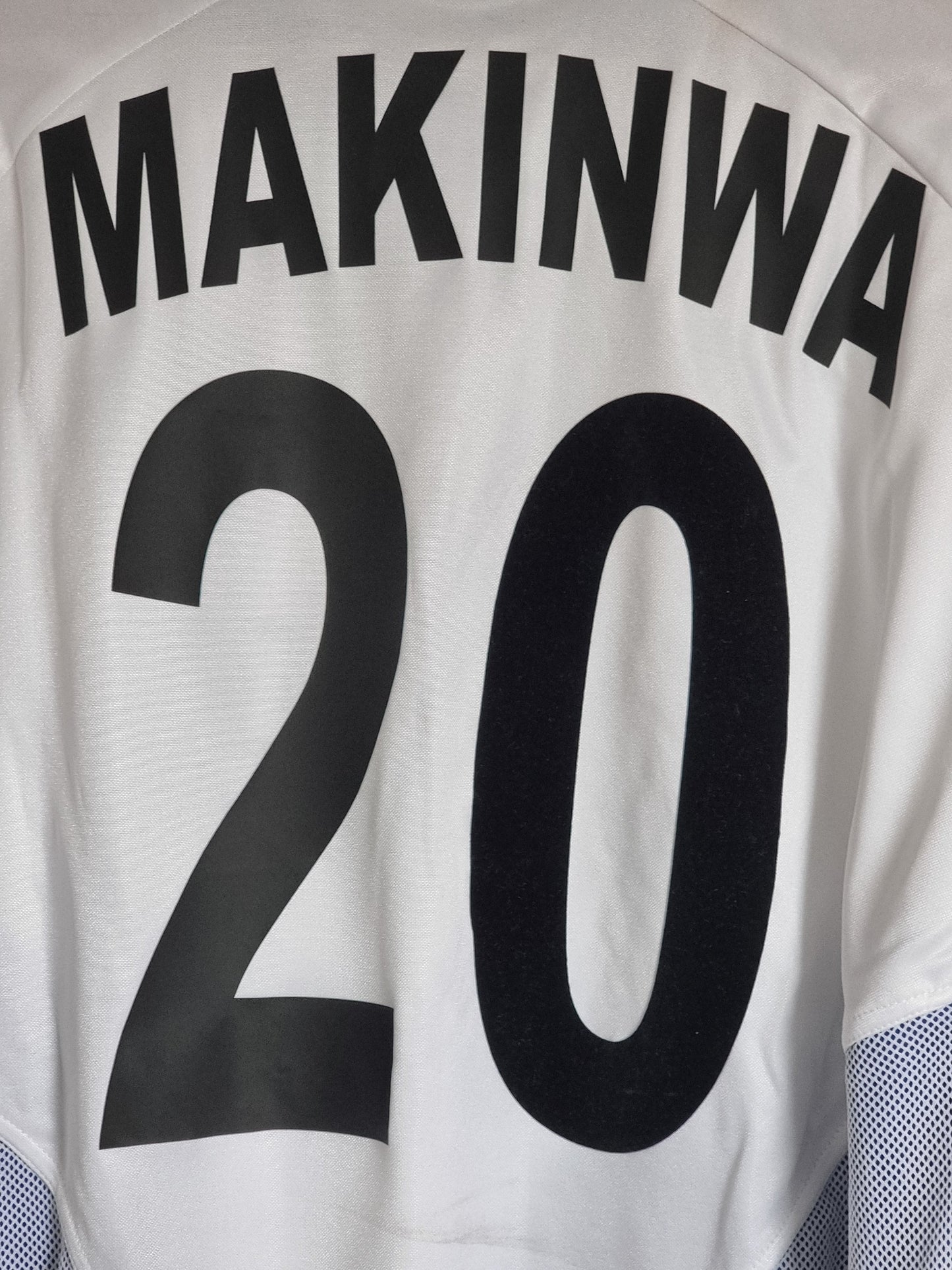 Asics Atalanta 04/05 'Makinwa 20' Long Sleeve Match Issue Away Shirt XL