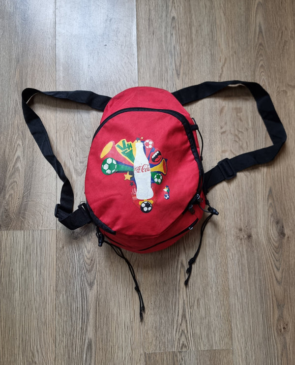 Vintage Coca Cola Football Small Backpack