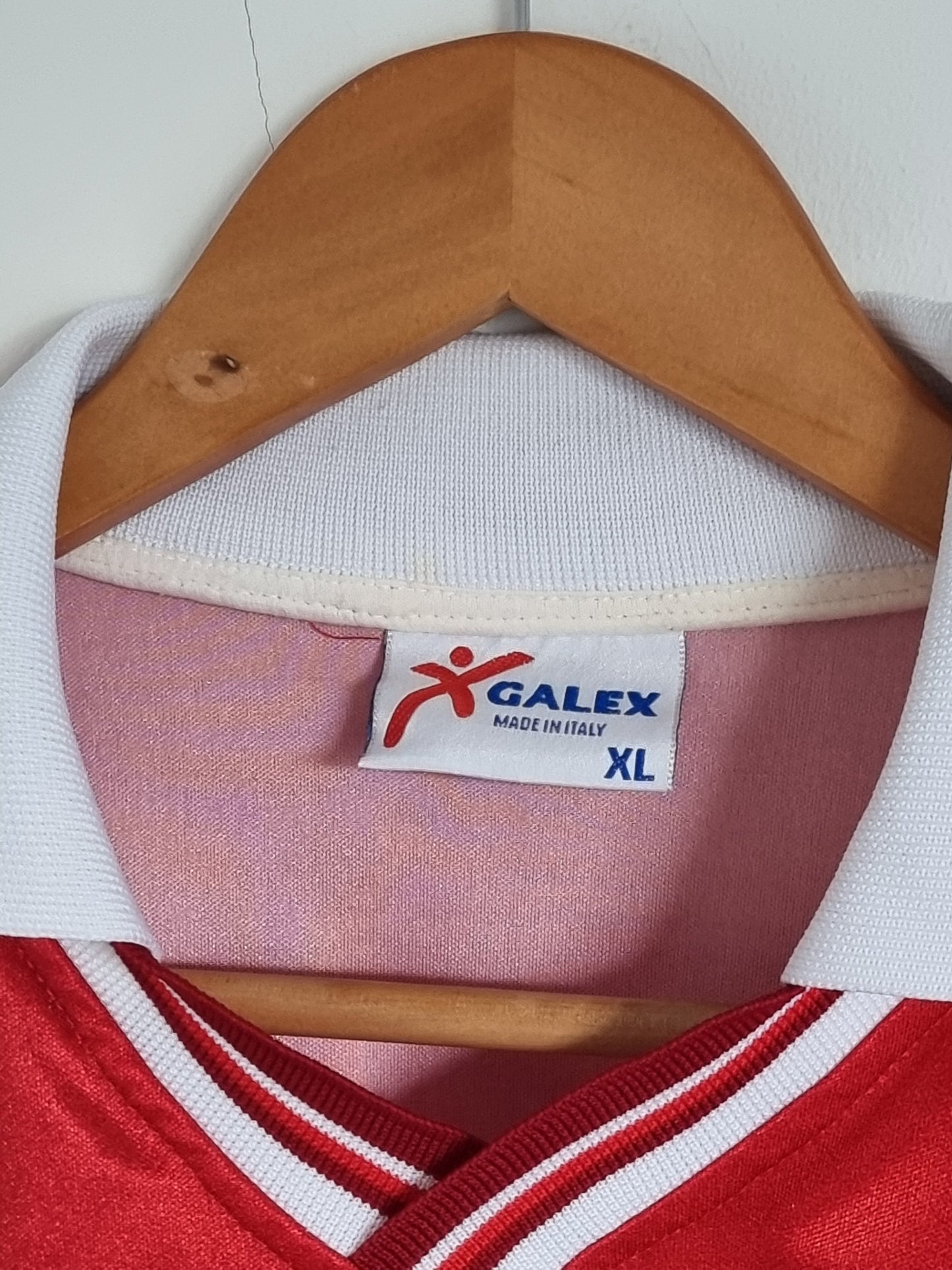 Galex Perugia 98/99 'Mezzano 34' Long Sleeve Match Issue Home Shirt XL