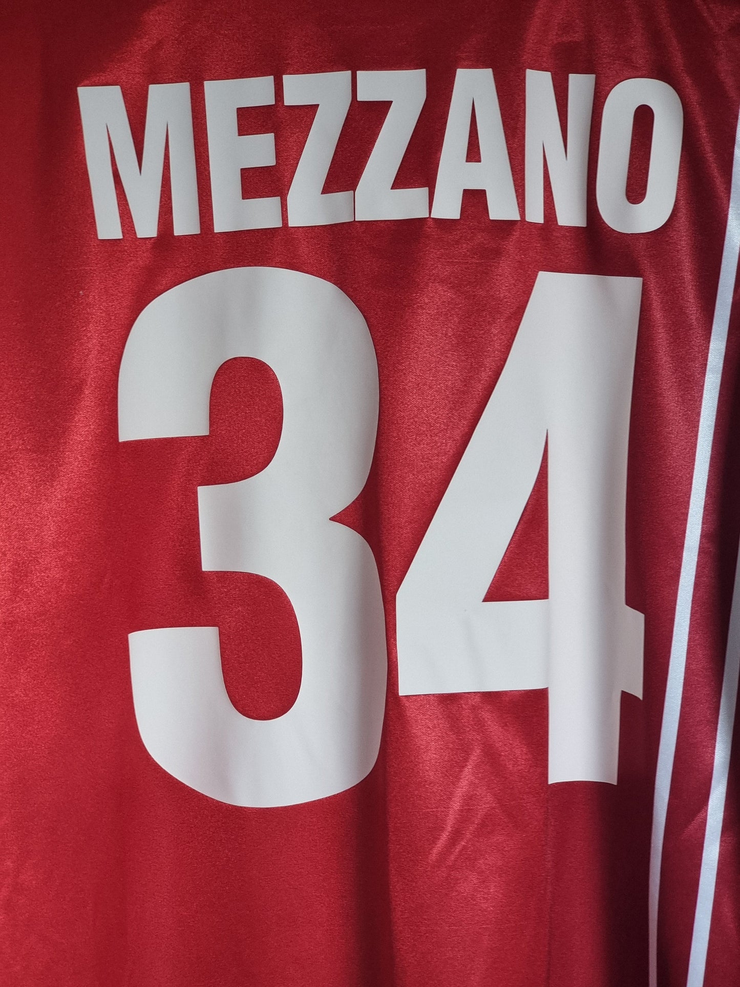 Galex Perugia 98/99 'Mezzano 34' Long Sleeve Match Issue Home Shirt XL