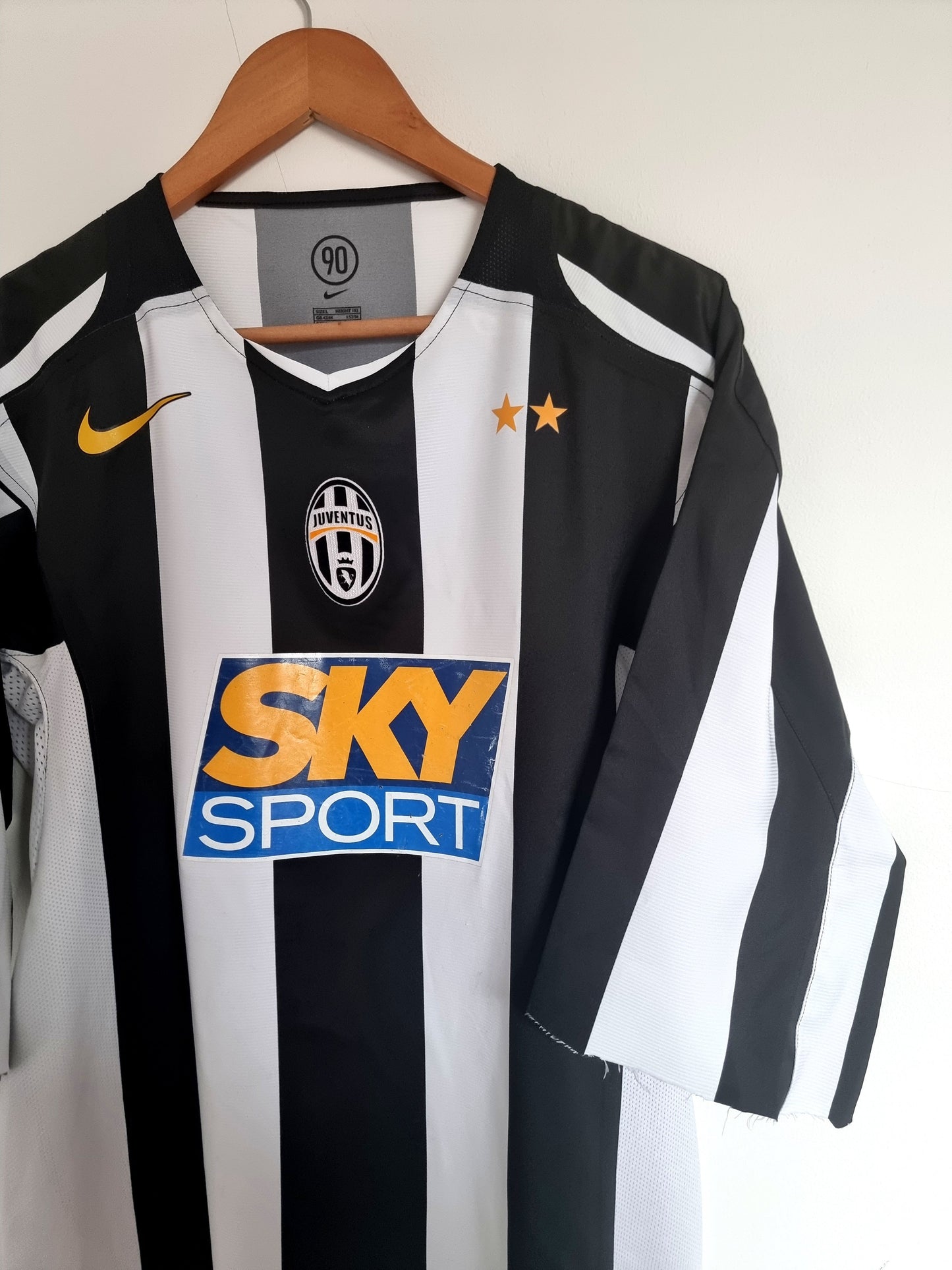 Nike Juventus 04/05 'Blasi 20' Match Issue Home Shirt Large