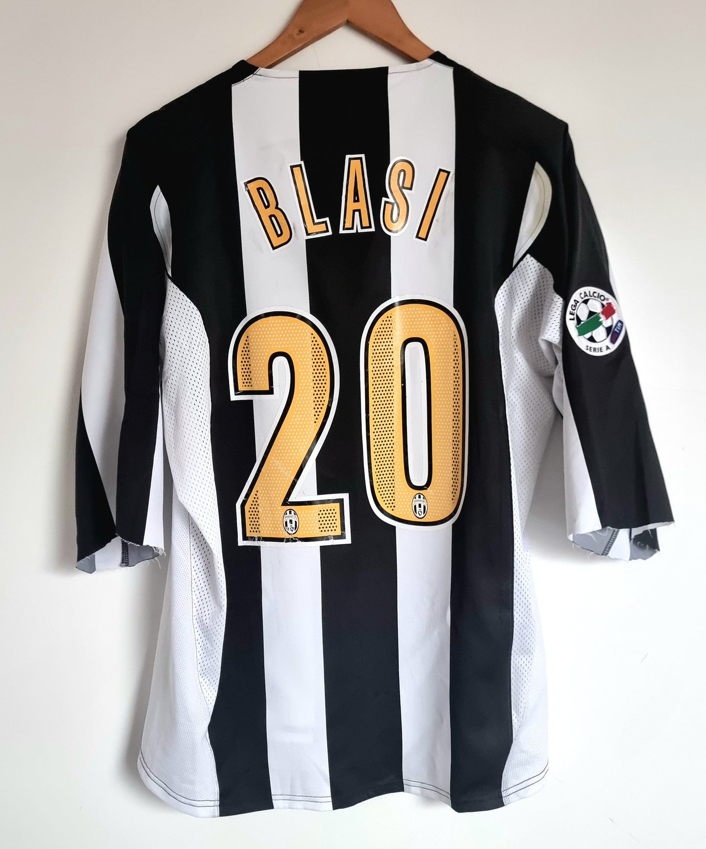 Nike Juventus 04/05 'Blasi 20' Match Issue Home Shirt Large