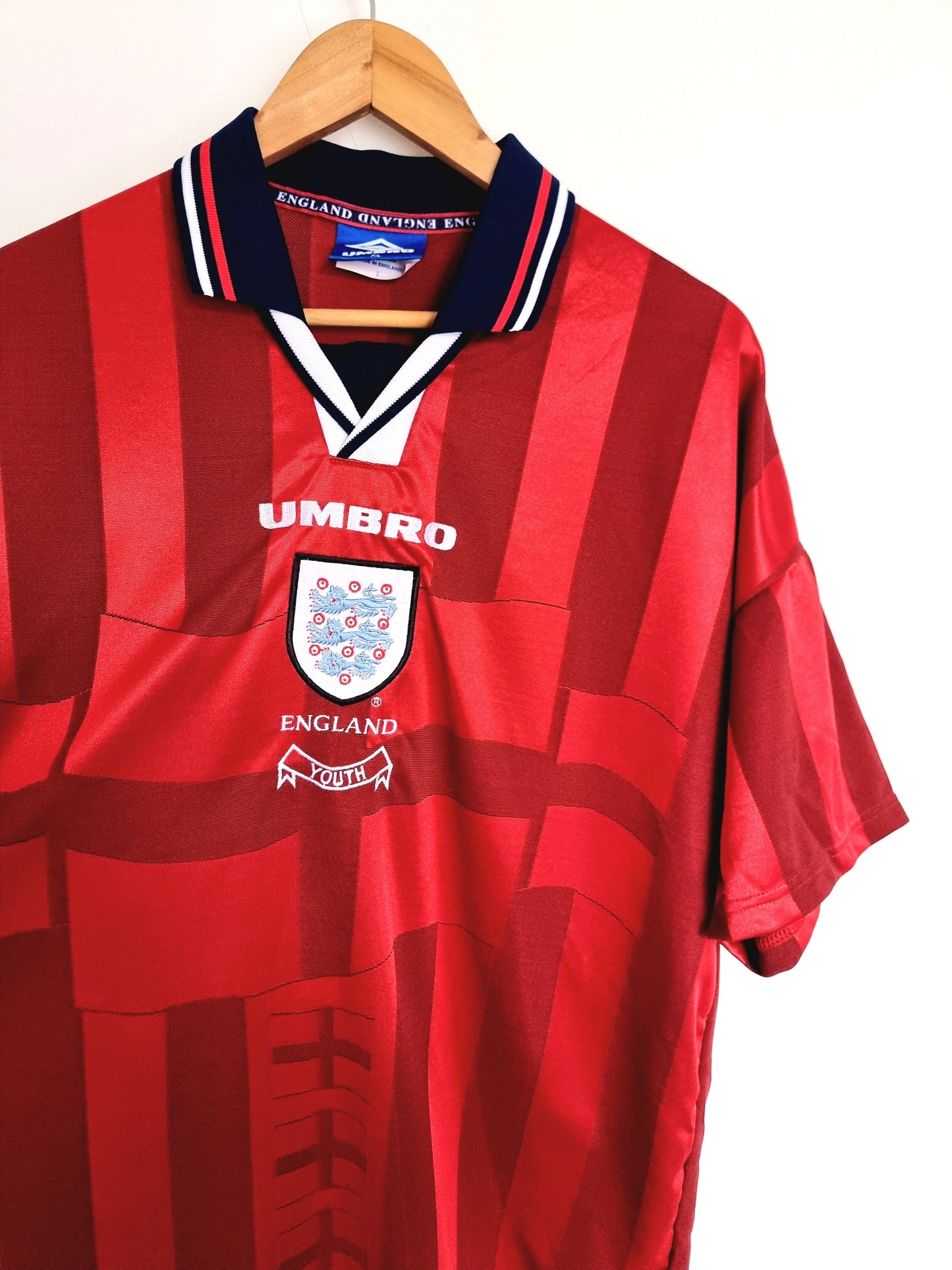 Umbro England 97/99 Match Issue Youth Away Shirt XL