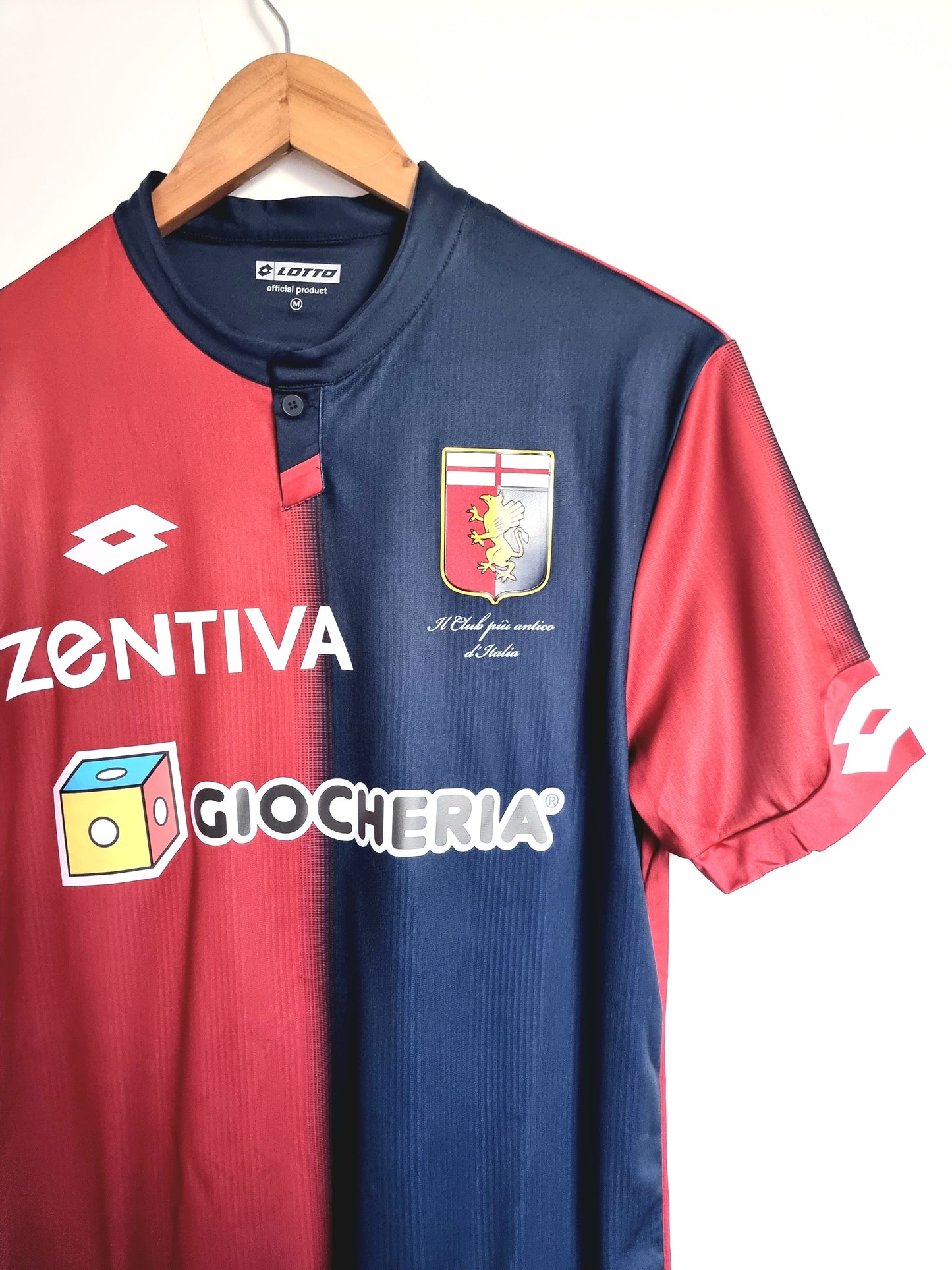 Lotto Genoa 18/19 'T.Sanabria 9' Player Issue Home Shirt Medium