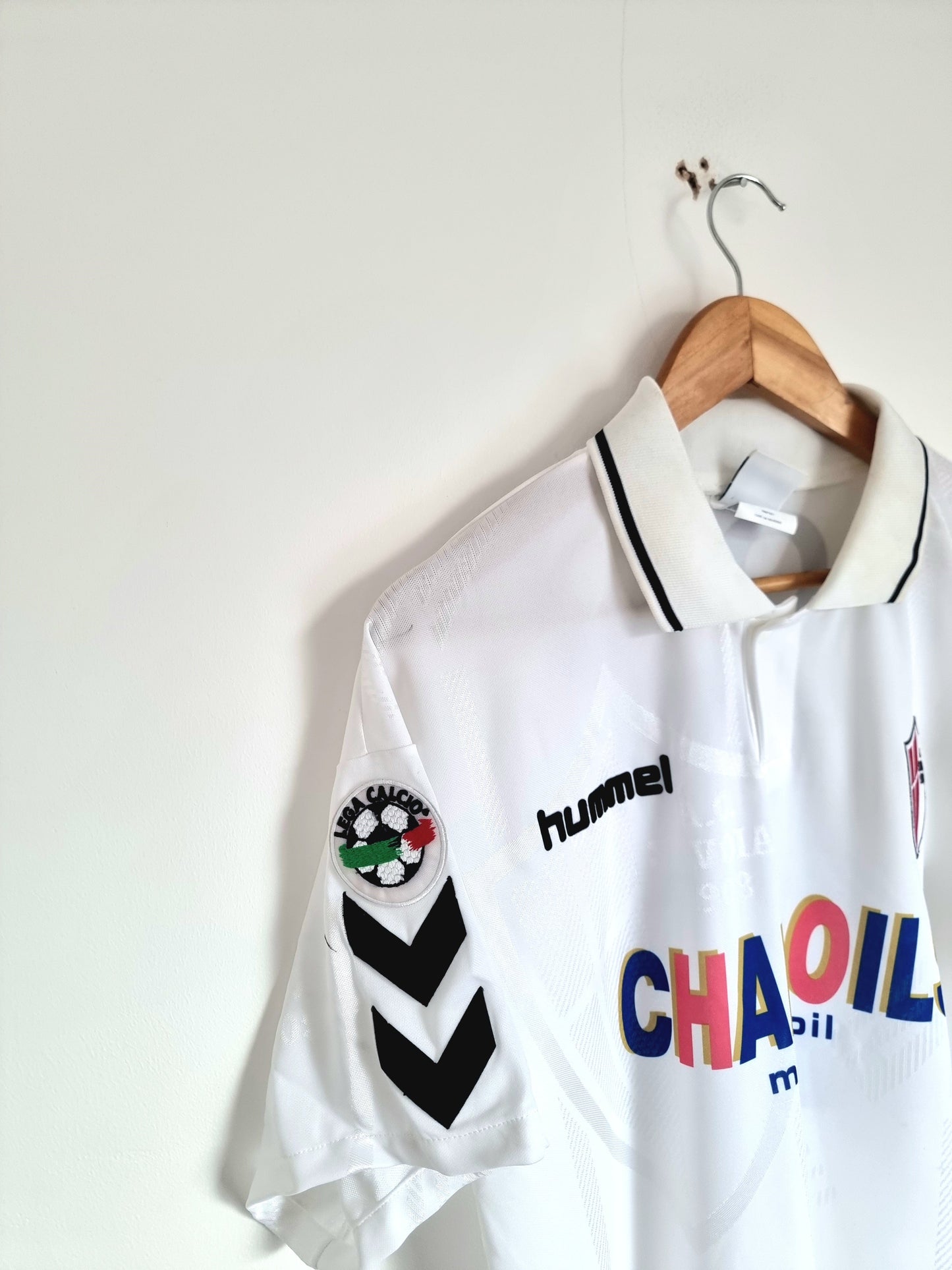 Hummel AC Savoia 99/00 'Poli 5' Match Issue Home Shirt Large