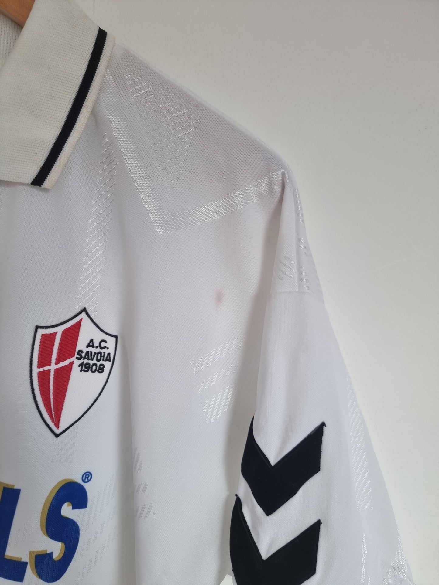 Hummel AC Savoia 99/00 'Poli 5' Match Issue Home Shirt Large