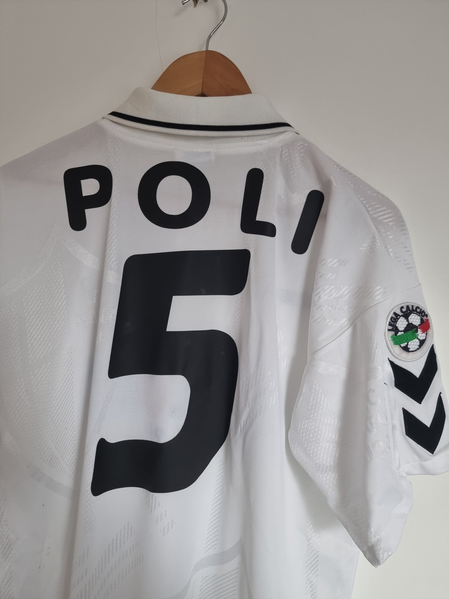 Hummel AC Savoia 99/00 'Poli 5' Match Issue Home Shirt Large