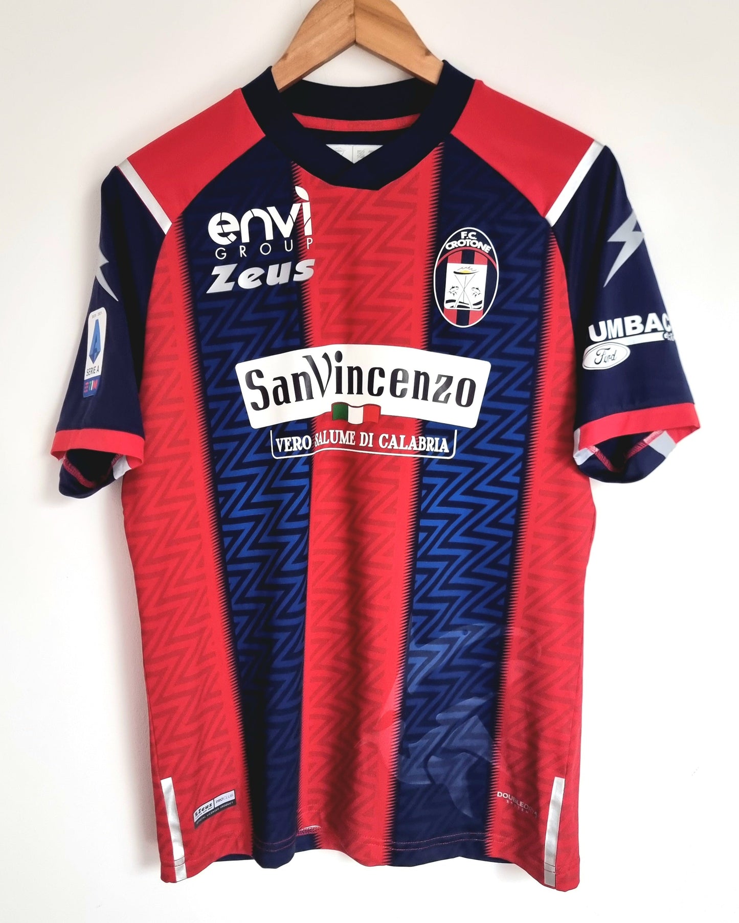 Zeus FC Crotone 20/21 'Messias JR. 30' Match Issue Home Shirt Medium