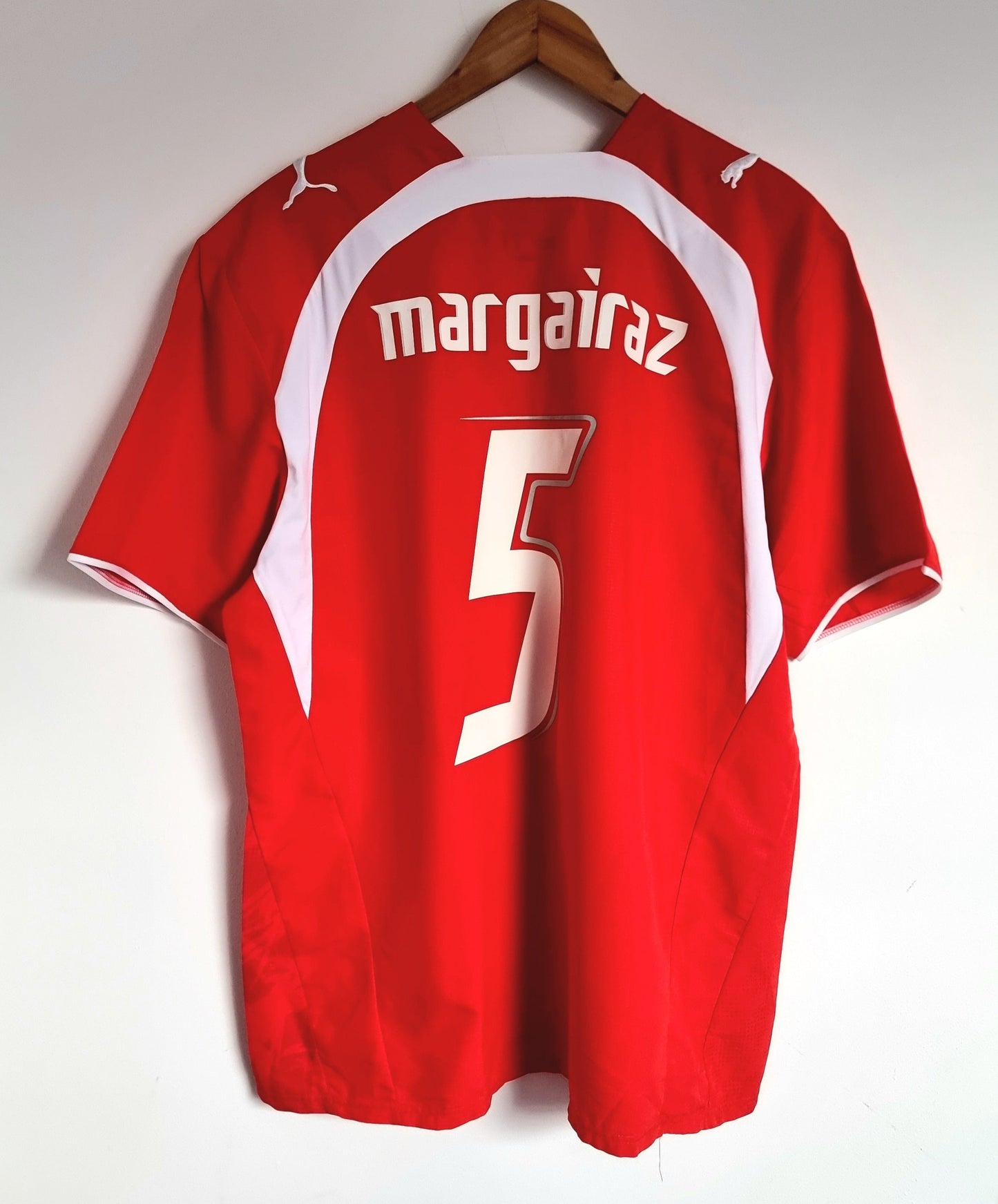 Puma Switzerland 06/08 'Margairaz 5' Signed Home Shirt XXL