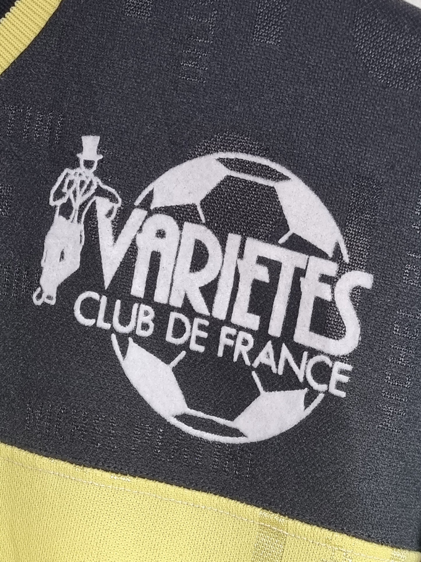 Michel Platini Varietes Club De France Late 80s / Early 90s Match Issue Home Shirt Large