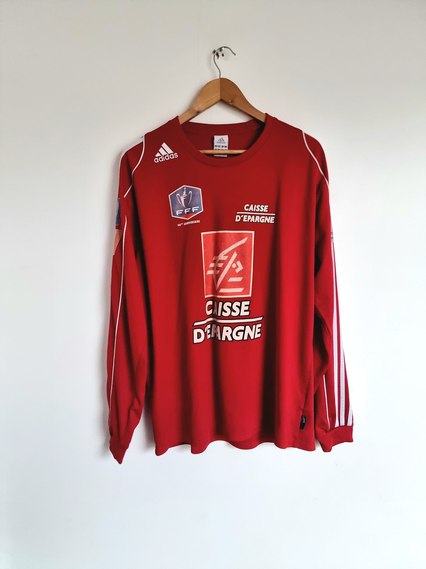 Adidas Coupe De France 07/08 Player Issue Long Sleeve Shirt XL