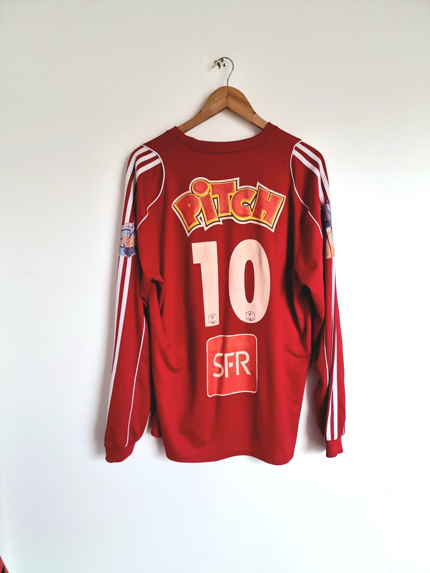 Adidas Coupe De France 07/08 Player Issue Long Sleeve Shirt XL