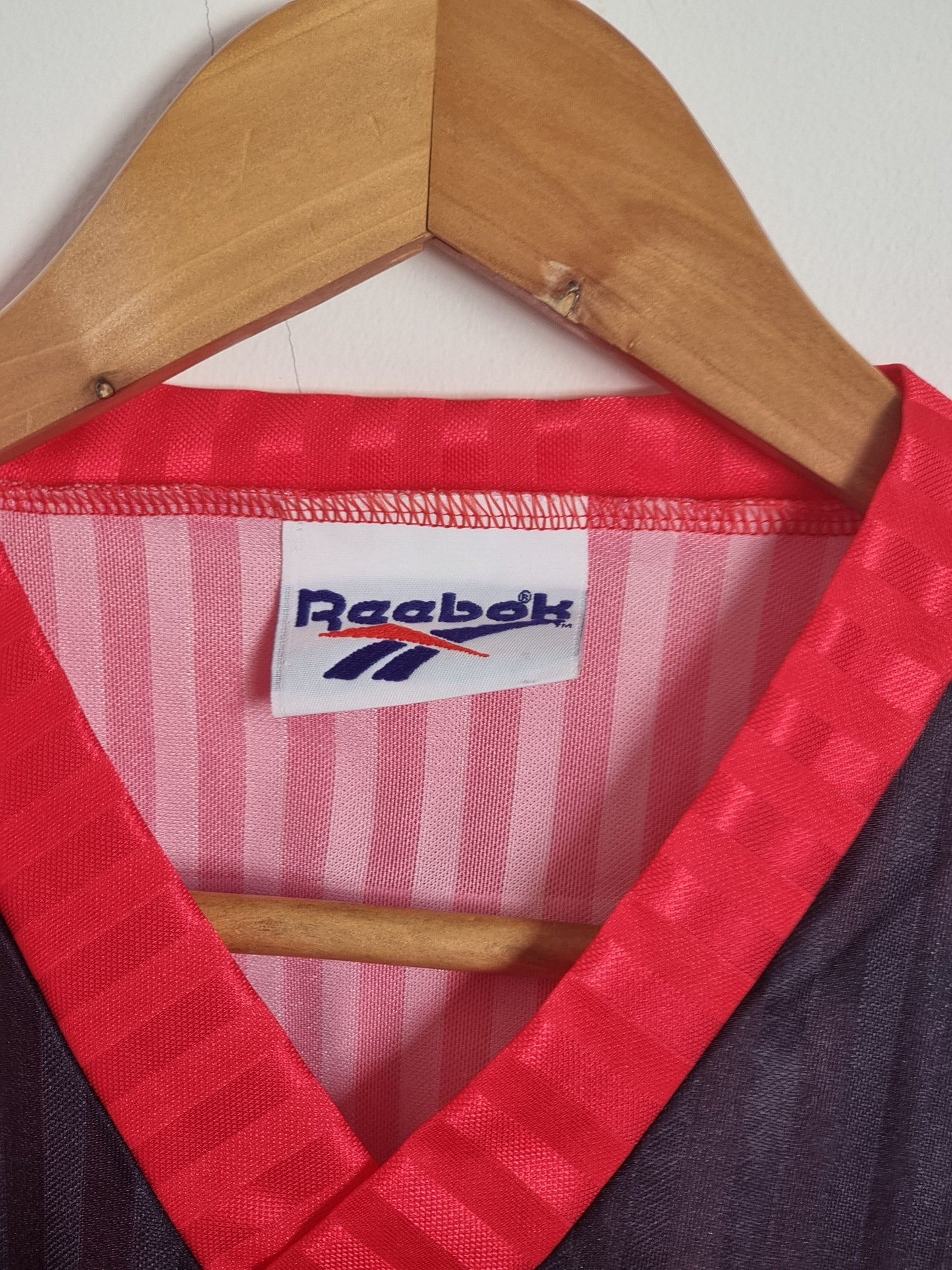 Reebok Neuchatel Xamax 93/94 Long Sleeve Home Shirt Medium