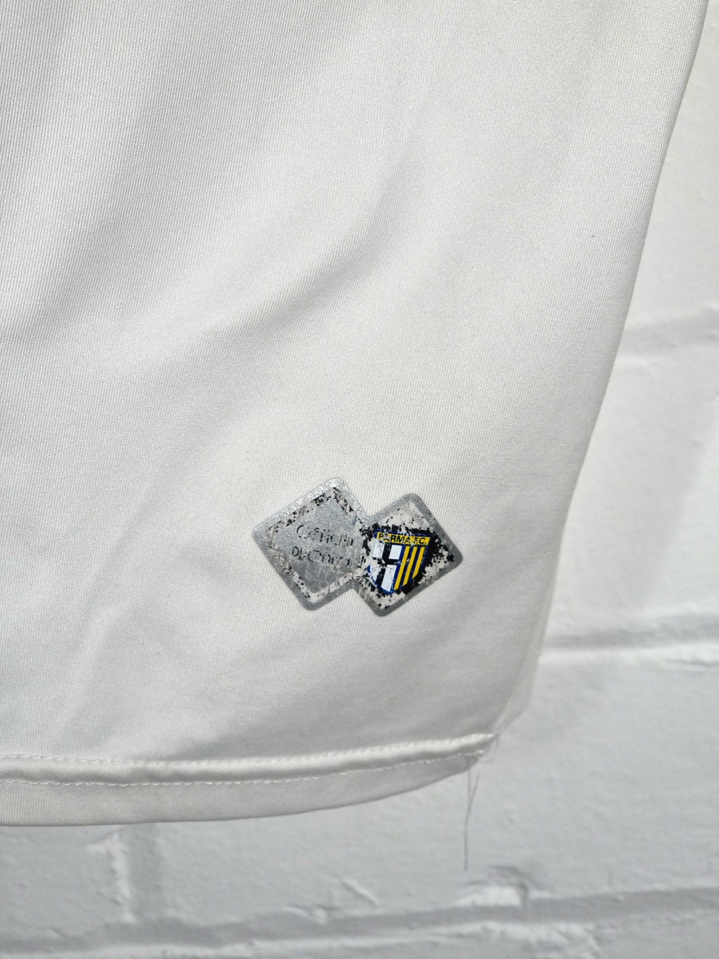 Errea Parma 06/07 'Rossi.M 17' Long Sleeve Match Issue Home Shirt Large