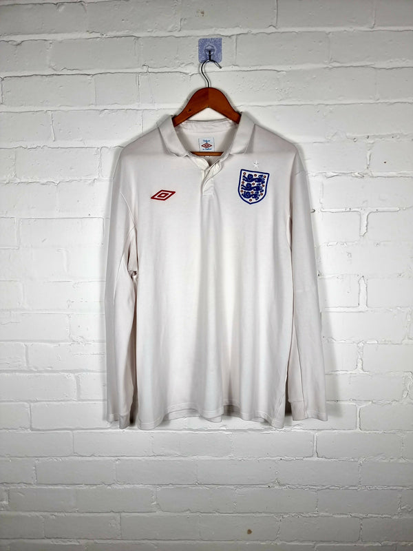 Umbro England 09/10 Long Sleeve Home Shirt XL