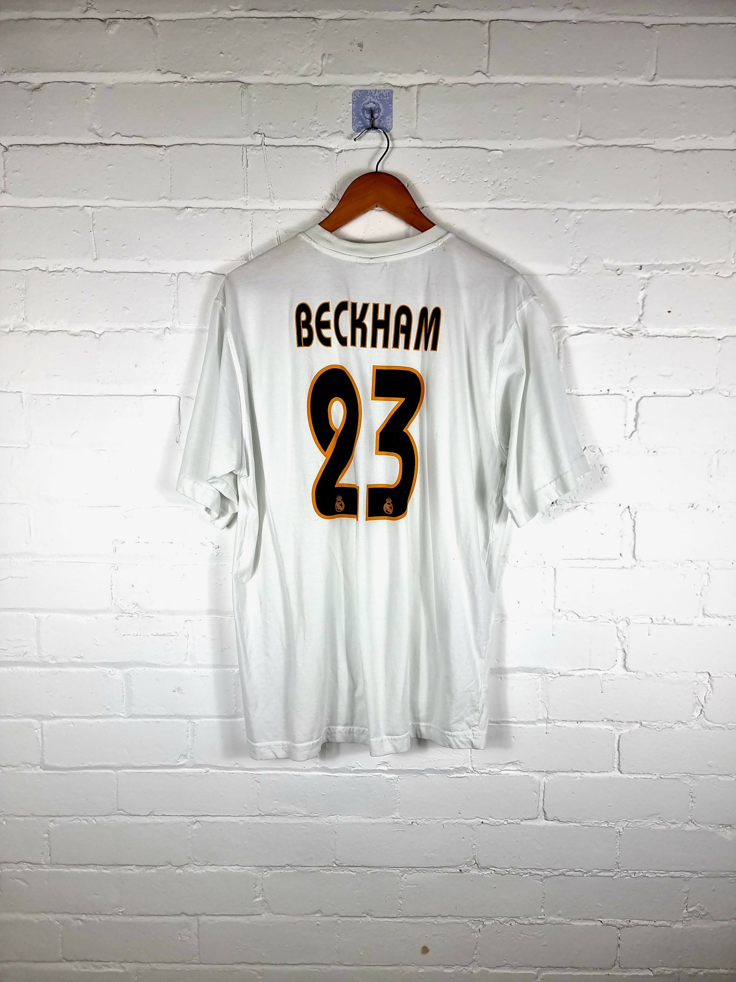 Adidas Real Madrid 03/04 'Beckham 23' Leisure T-Shirt Large