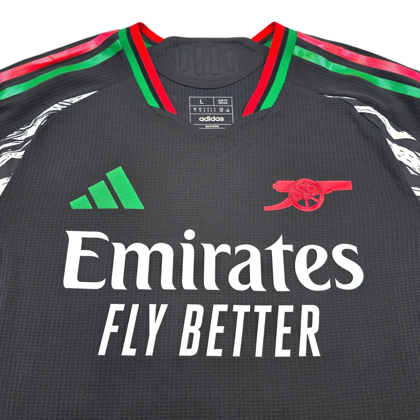 2024/25 Arsenal Away Football Shirt (L) Adidas #53 Nwaneri (Player Version)