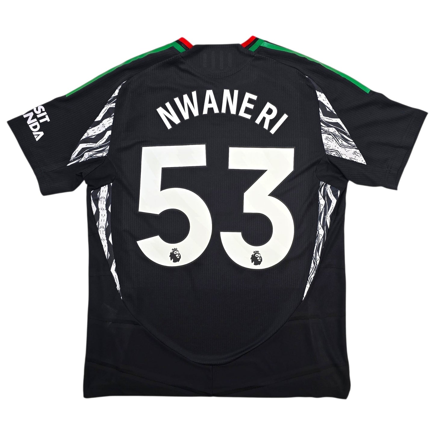 2024/25 Arsenal Away Football Shirt (L) Adidas #53 Nwaneri (Player Version)