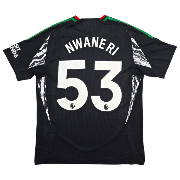 2024/25 Arsenal Away Football Shirt (L) Adidas #53 Nwaneri (Player Version)