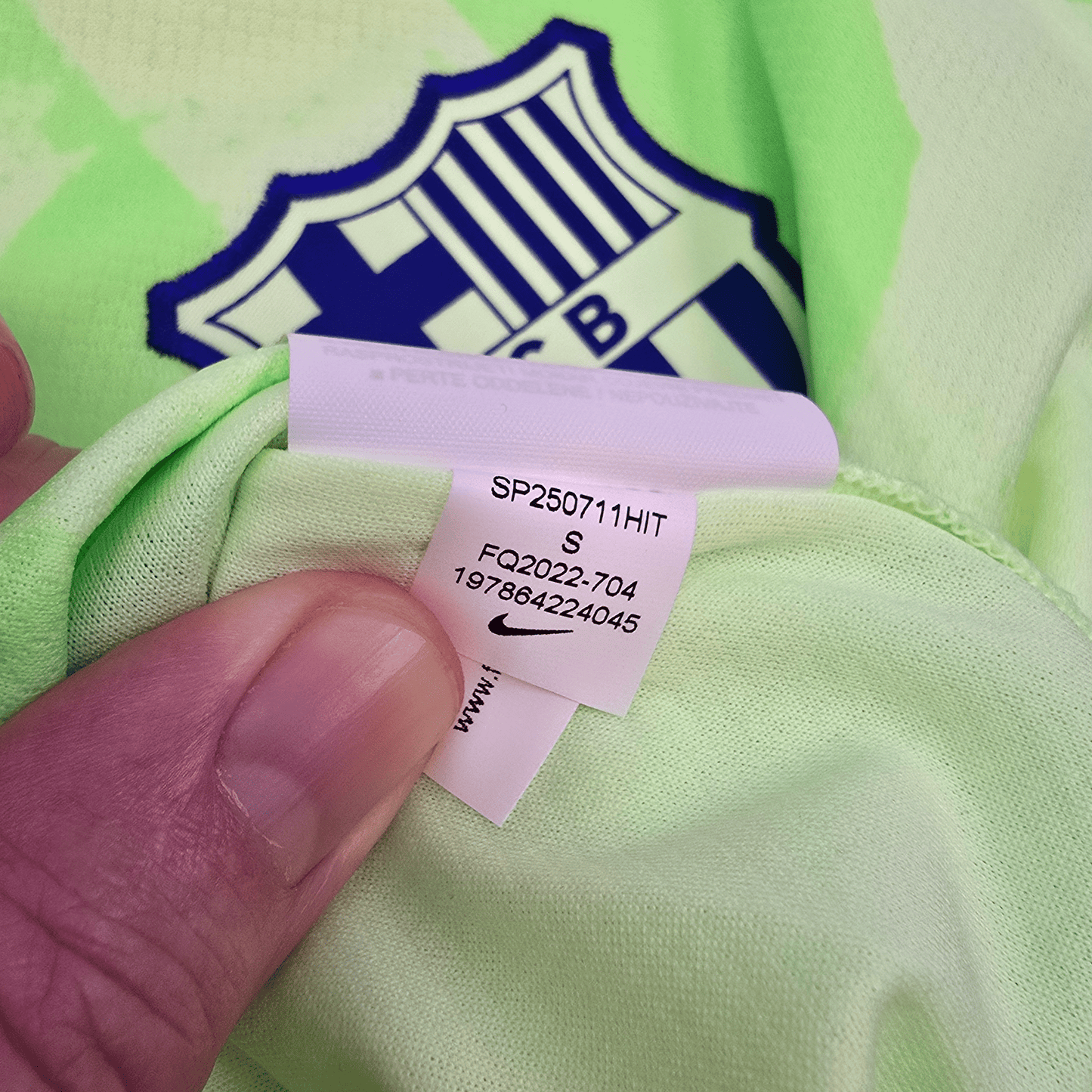 2024/25 Barcelona Third Football Shirt (S) Nike #9 Lewandowski