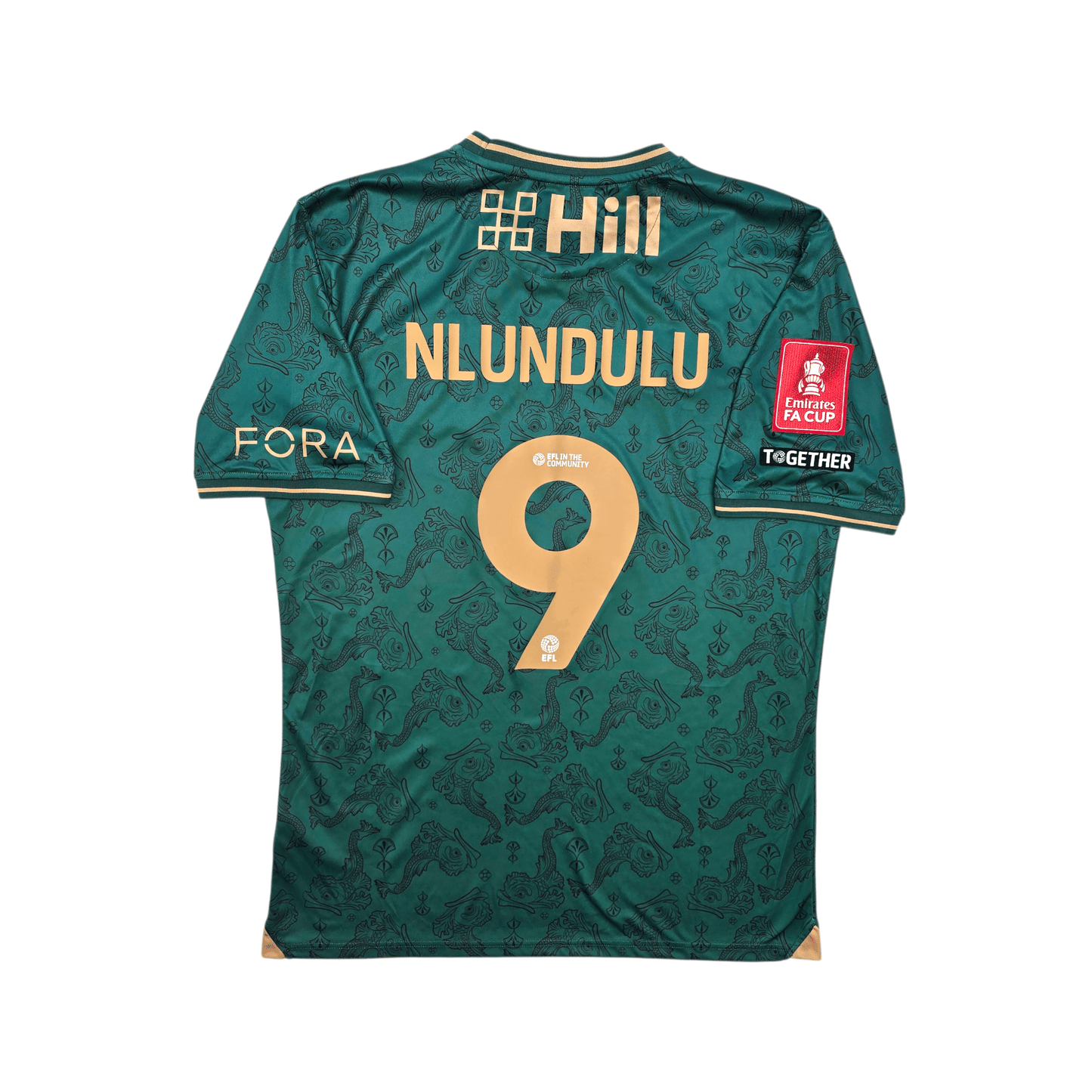 2024/25 Cambridge United Third Football Shirt (XL) Umbro #9 Nlundulu (Matchworn FA Cup)